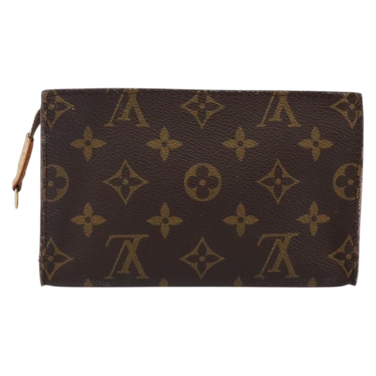 LOUIS VUITTON Monogram Bucket PM Accessory Pouch LV Auth 145052