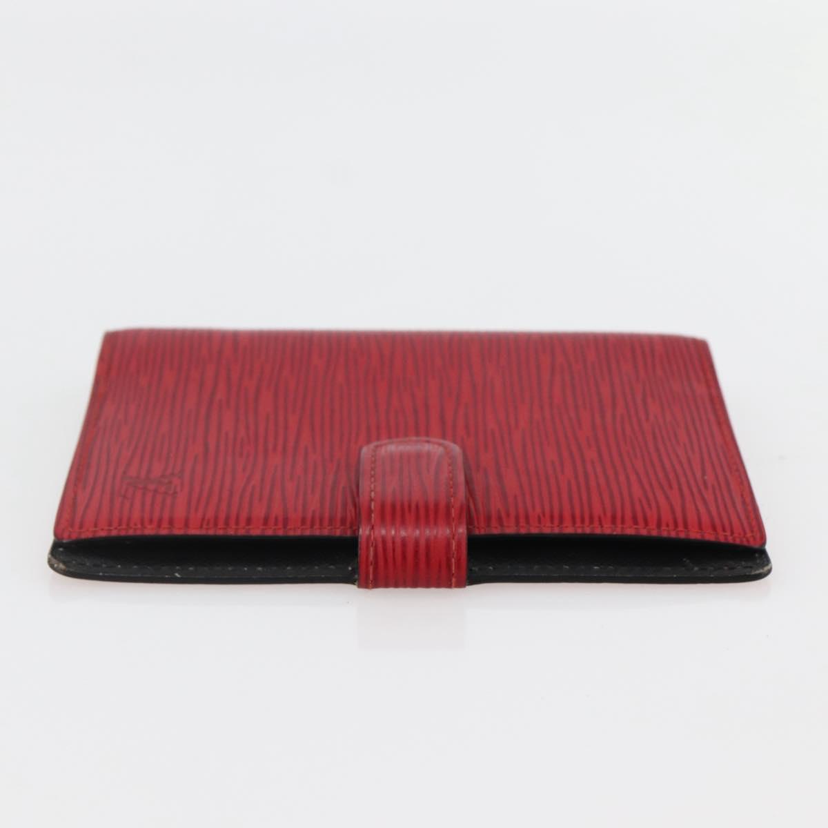 LOUIS VUITTON Epi Agenda PM Day Planner Cover Red R20057 LV Auth 145055