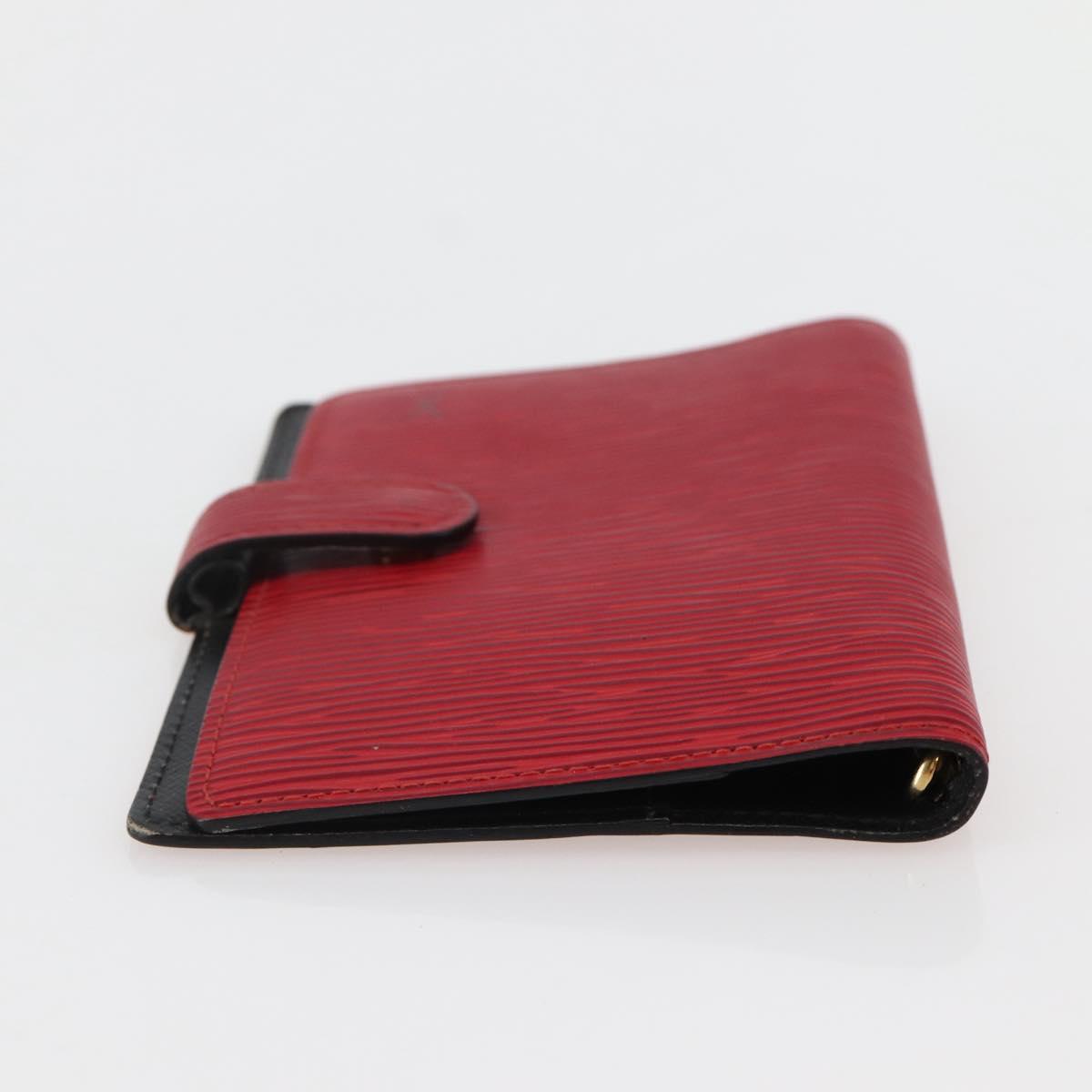 LOUIS VUITTON Epi Agenda PM Day Planner Cover Red R20057 LV Auth 145055