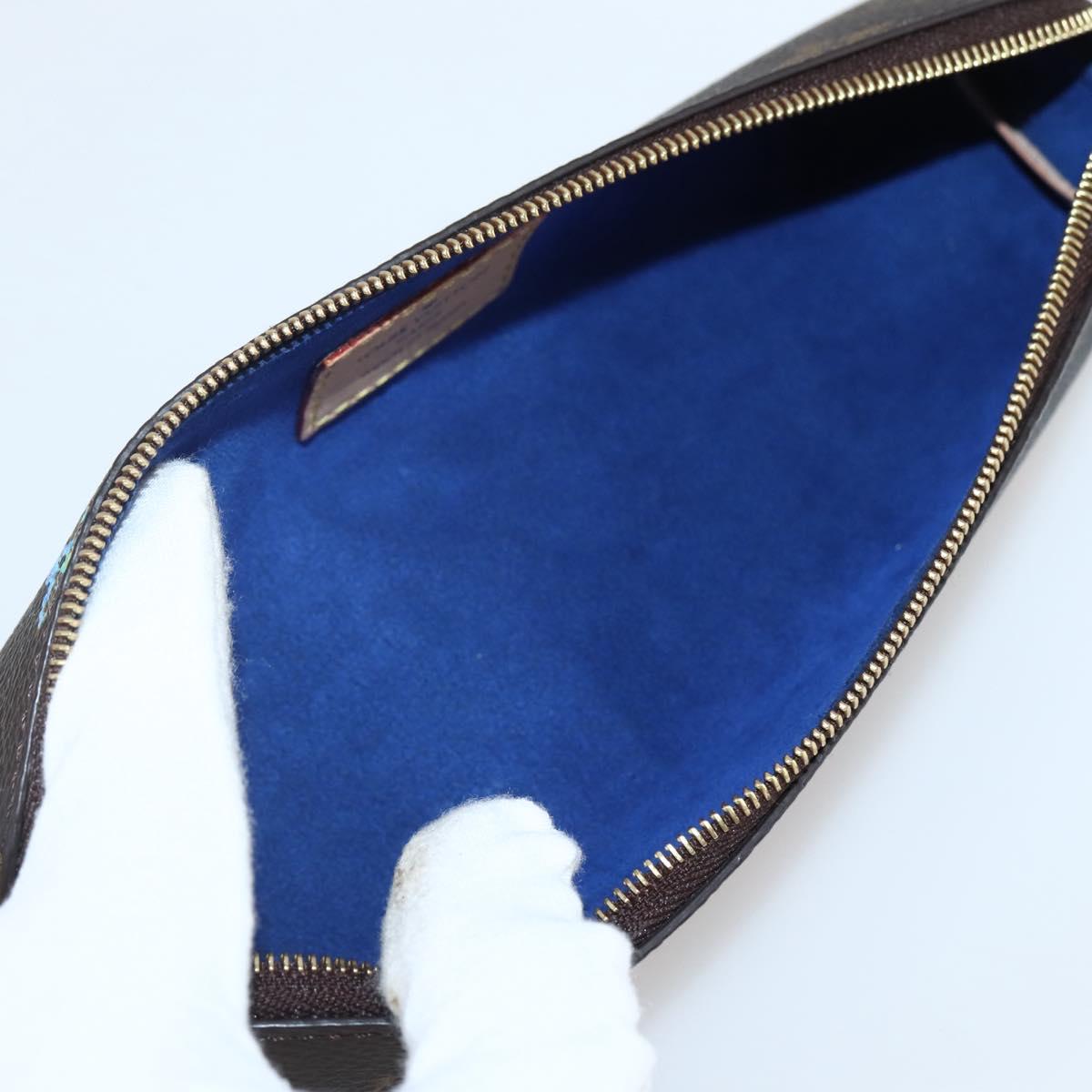 LOUIS VUITTON Monogram Trousse Elizabeth Pen Case GI0907 LV Auth 145058A