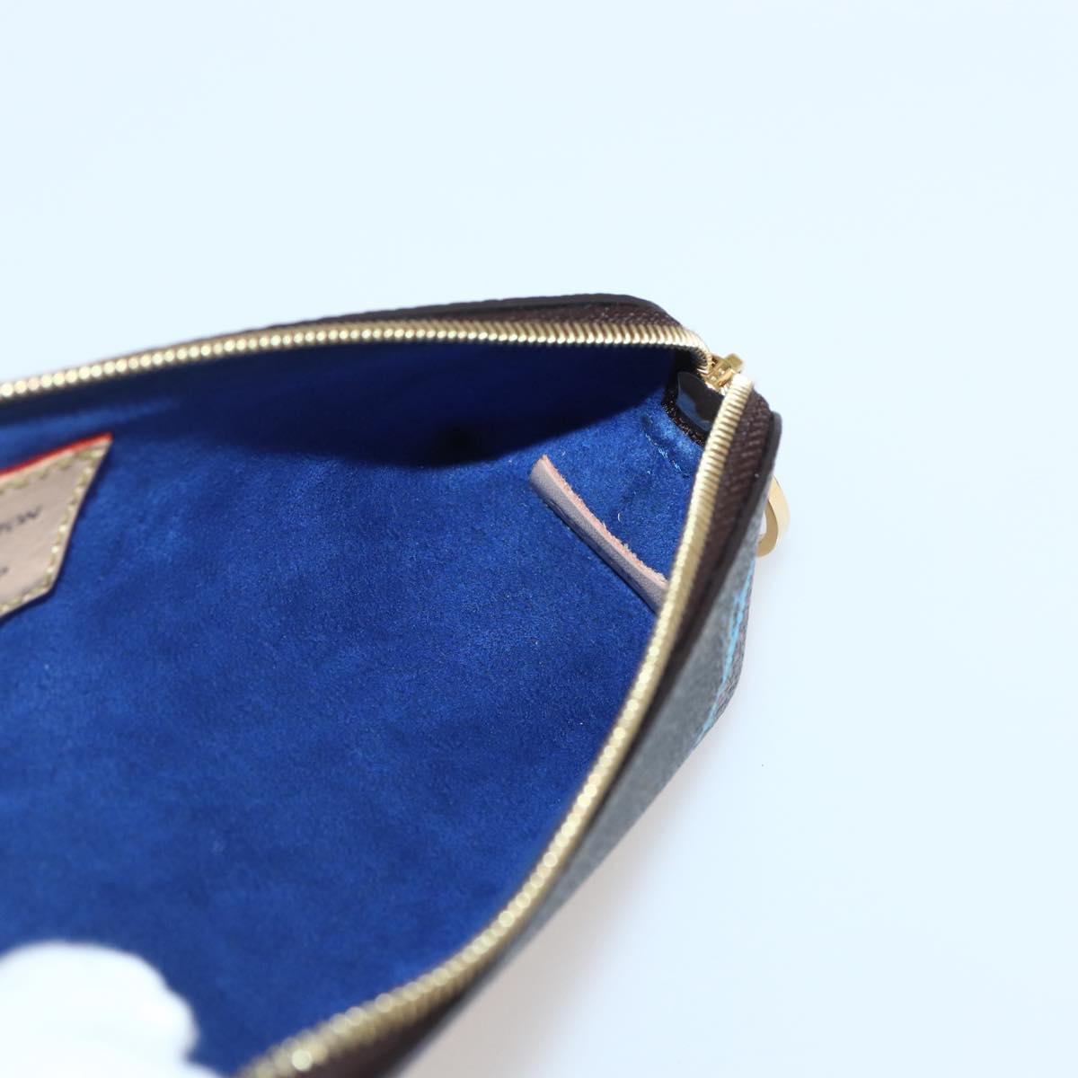 LOUIS VUITTON Monogram Trousse Elizabeth Pen Case GI0907 LV Auth 145058A