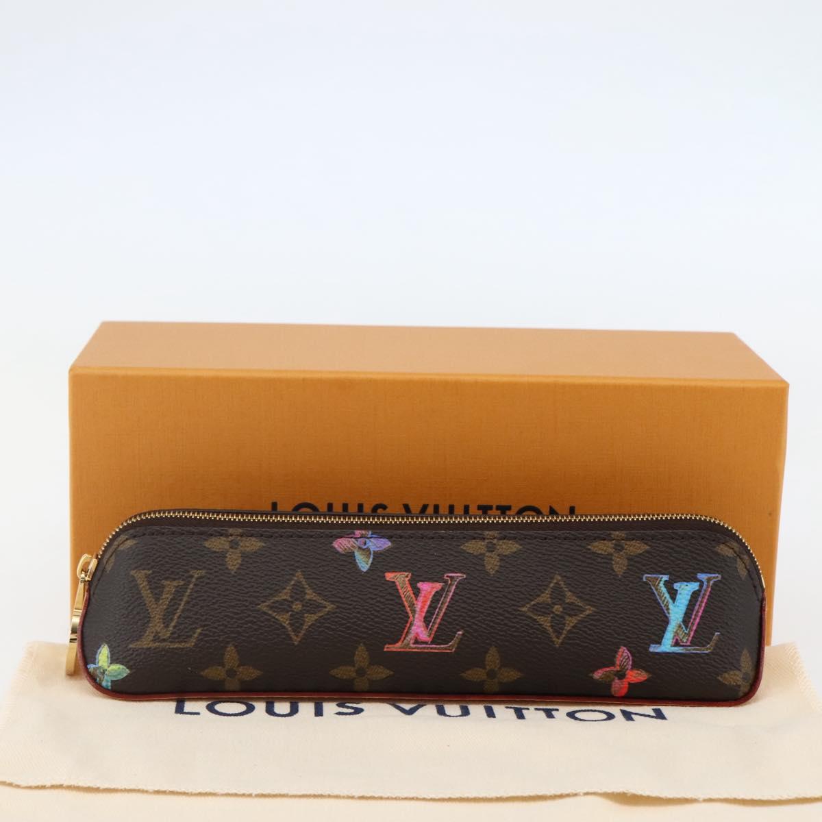 LOUIS VUITTON Monogram Trousse Elizabeth Pen Case GI0907 LV Auth 145058A