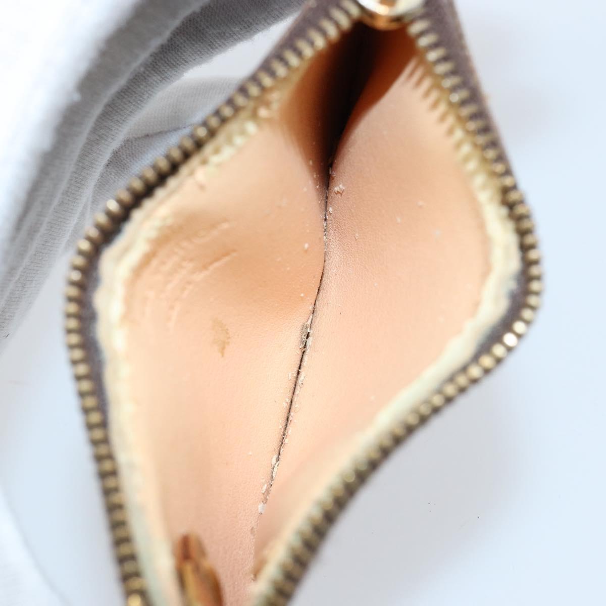 LOUIS VUITTON Monogram Cherry Blossom Pochette Cles Purse M92015 LV Auth 145062