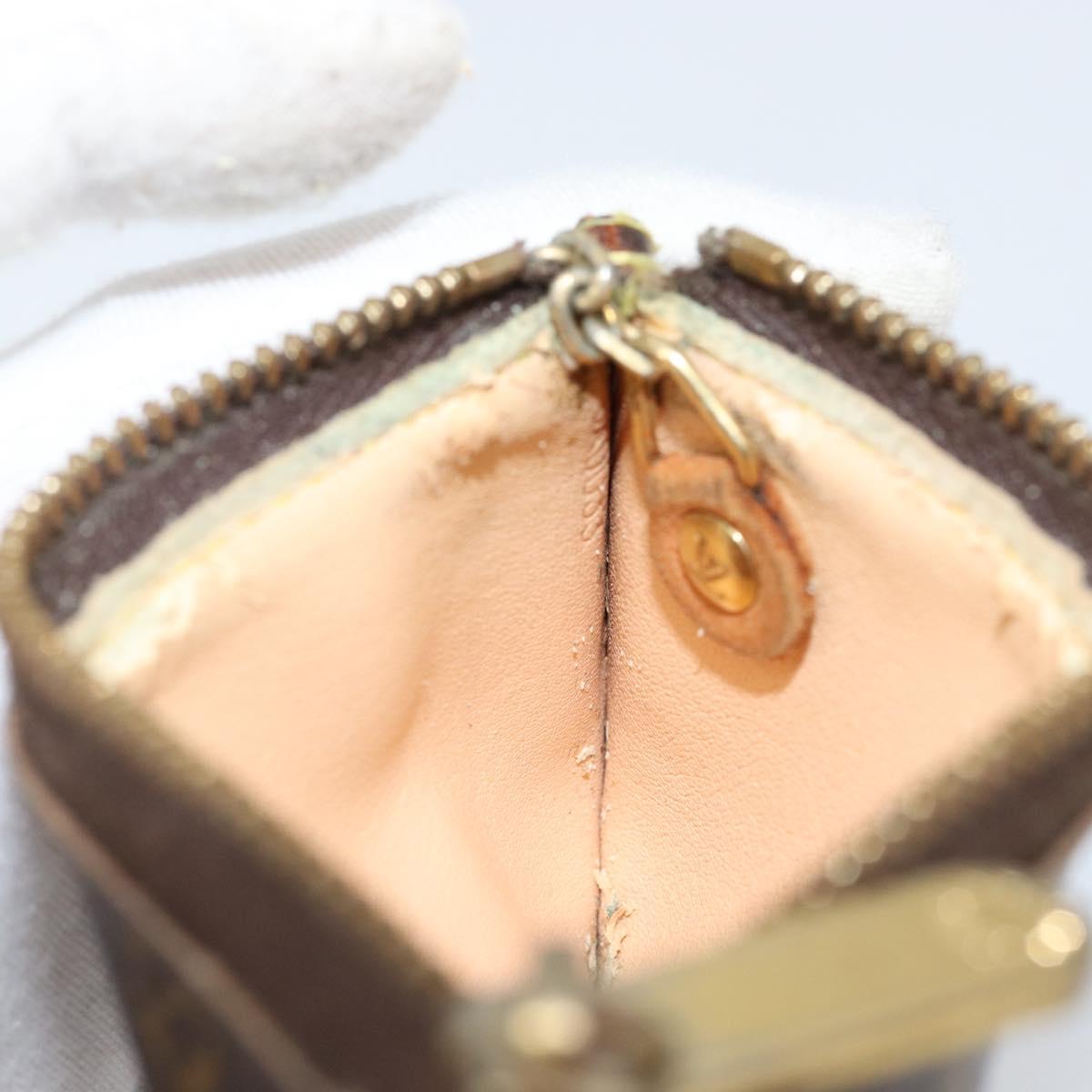 LOUIS VUITTON Monogram Cherry Blossom Pochette Cles Purse M92015 LV Auth 145062