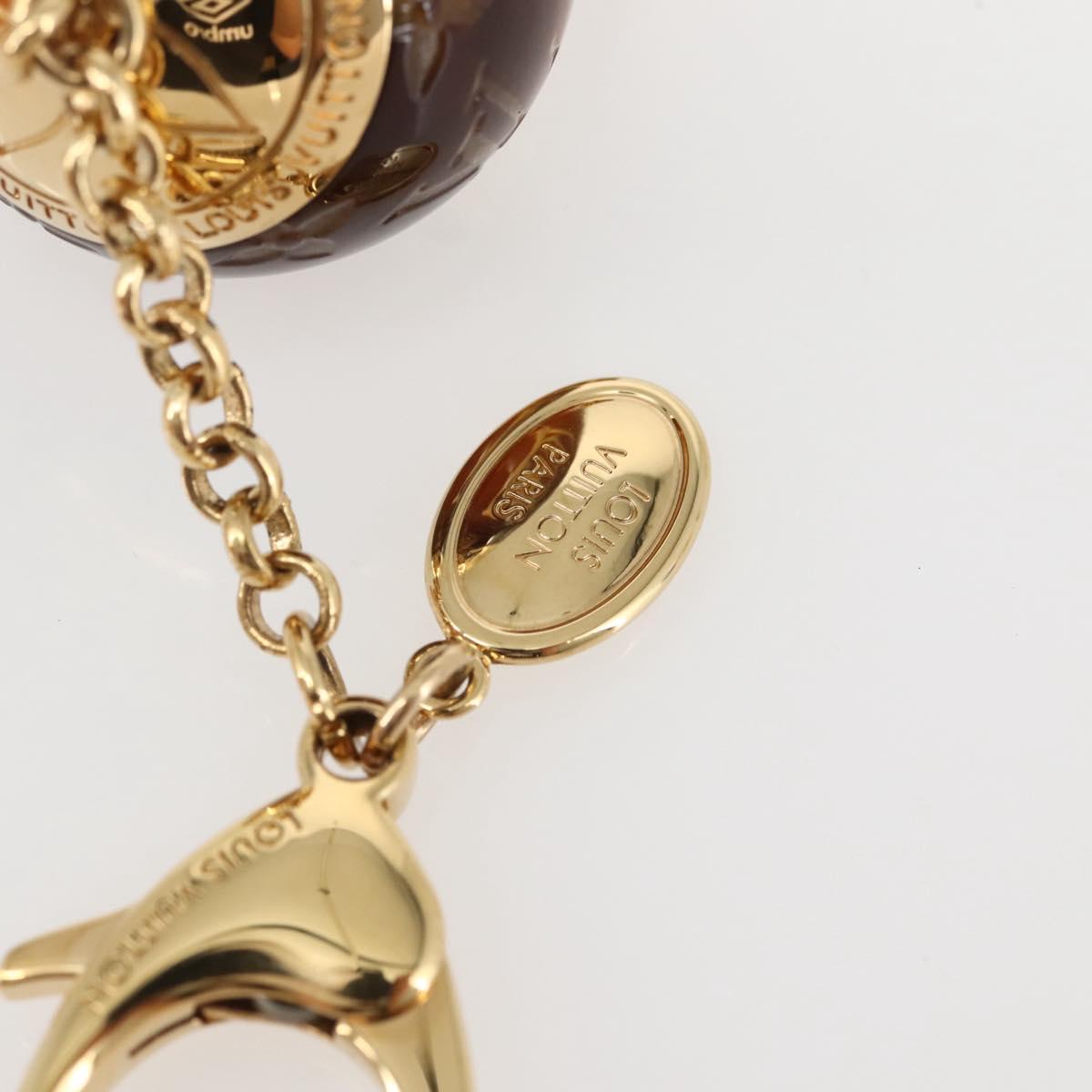 LOUIS VUITTON BijouxSac Montgolfier Charm metal Gold M66370 LV Auth 145064A