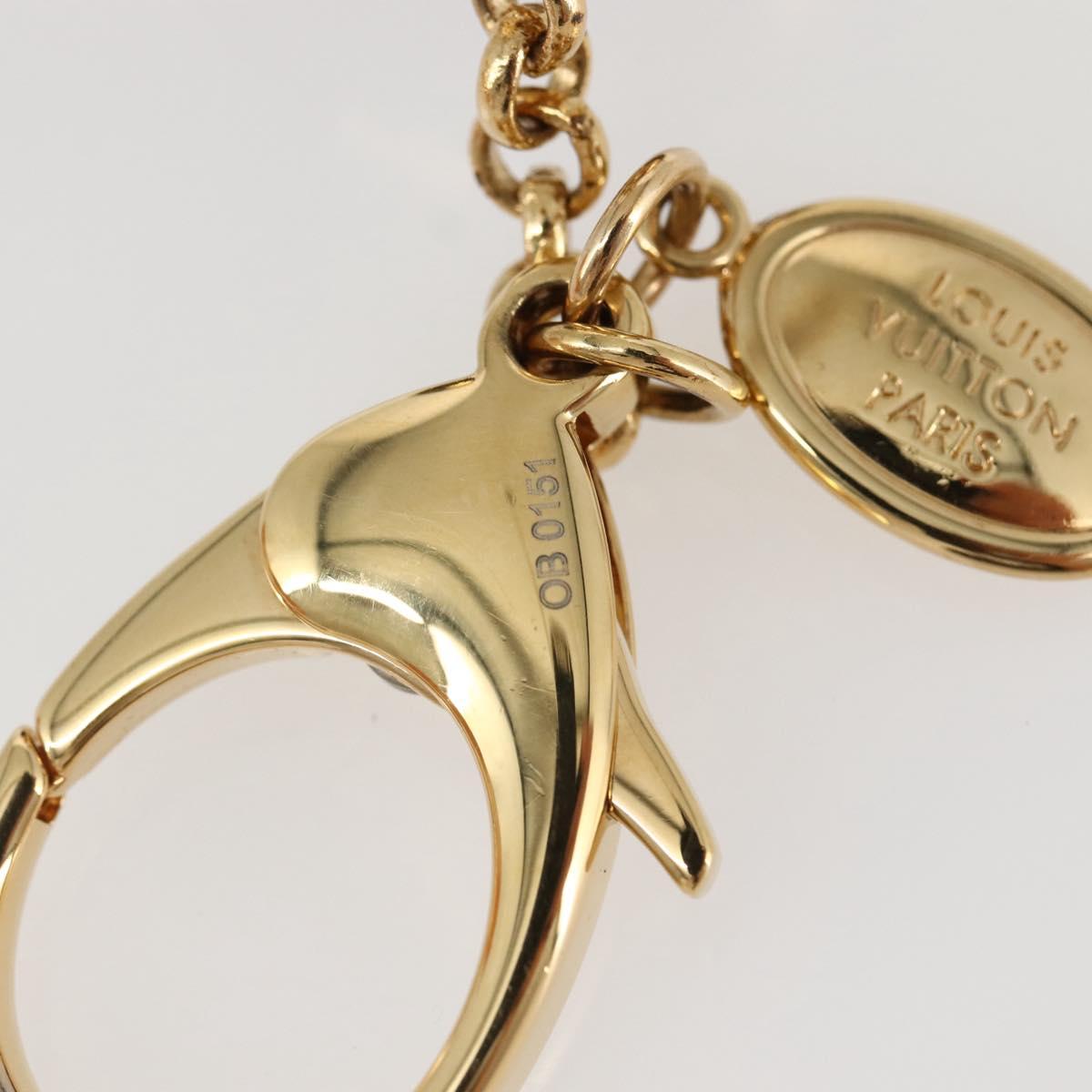 LOUIS VUITTON BijouxSac Montgolfier Charm metal Gold M66370 LV Auth 145064A