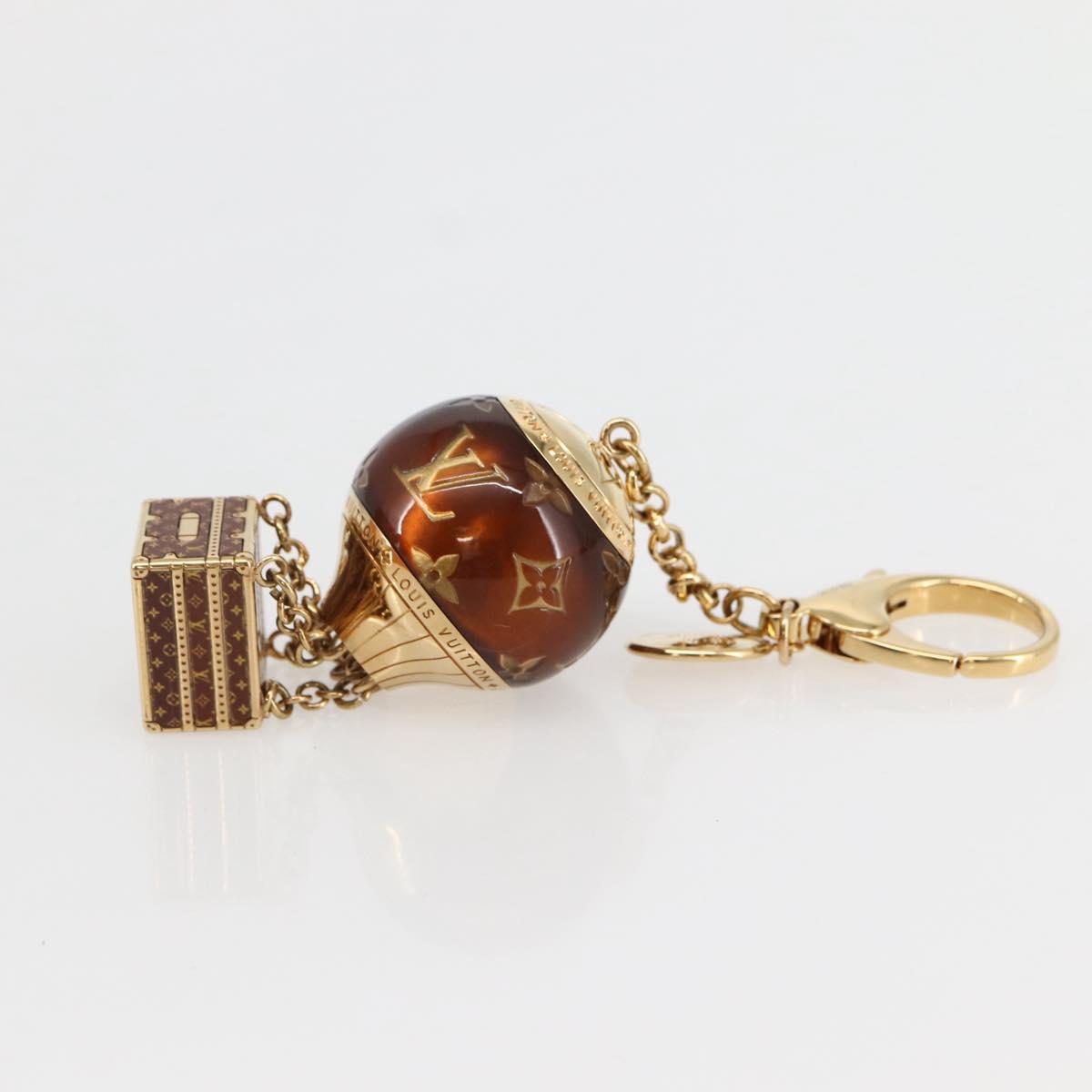 LOUIS VUITTON BijouxSac Montgolfier Charm metal Gold M66370 LV Auth 145064A
