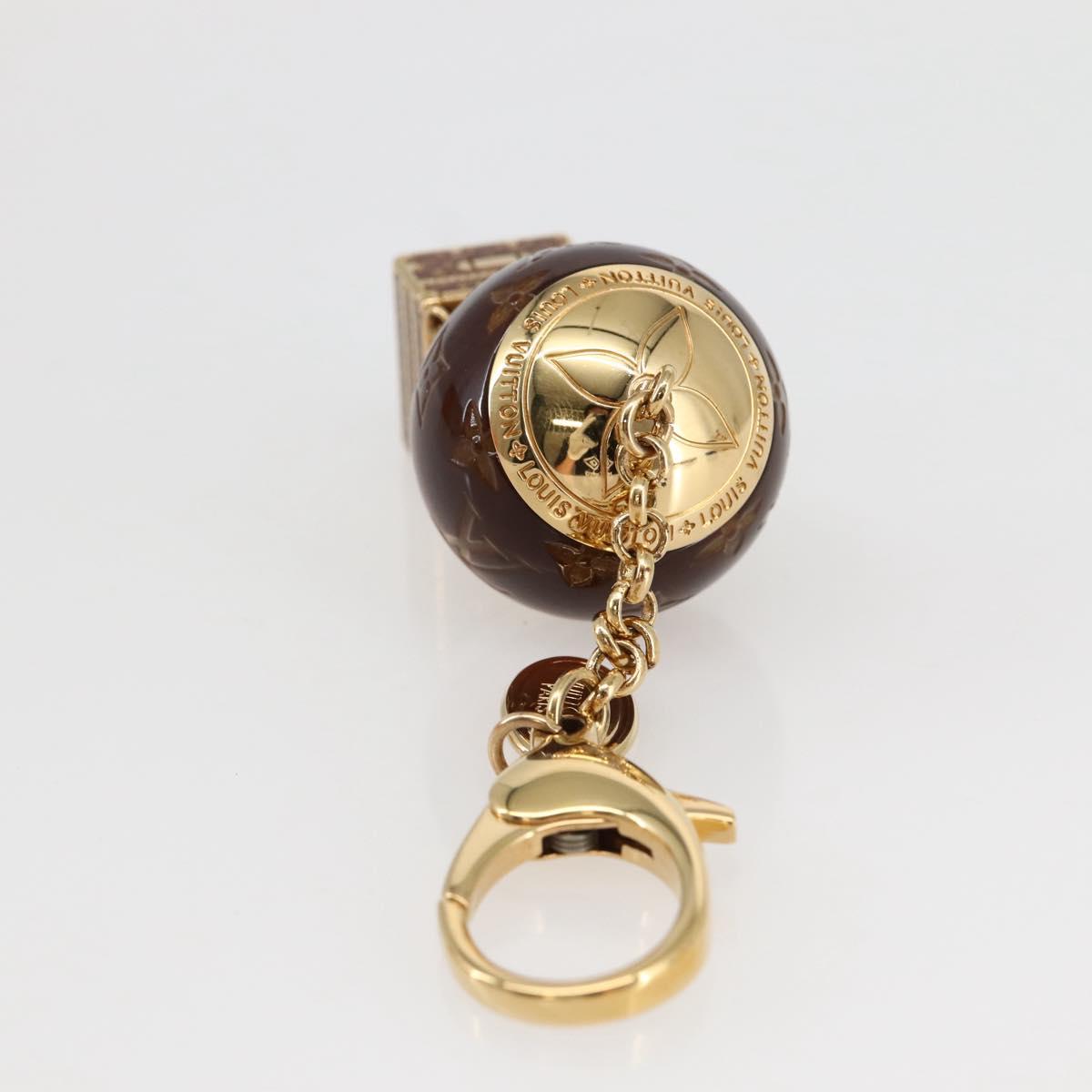 LOUIS VUITTON BijouxSac Montgolfier Charm metal Gold M66370 LV Auth 145064A