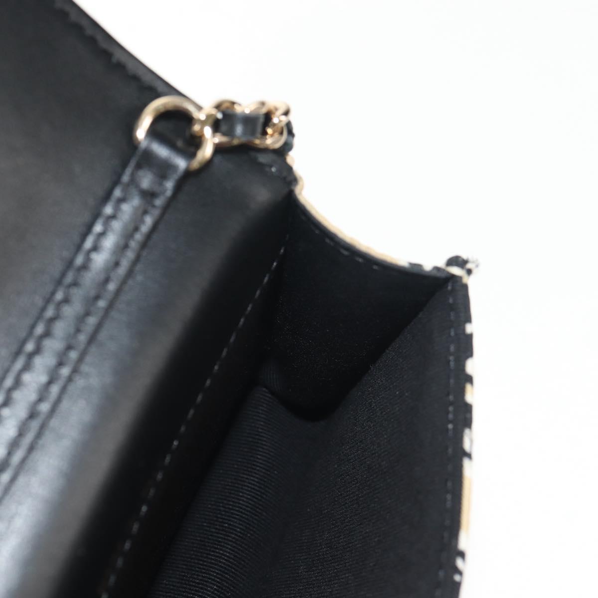 CHANEL Matelasse Chain Shoulder Bag Satin Beige Gold CC Auth 145067SAM