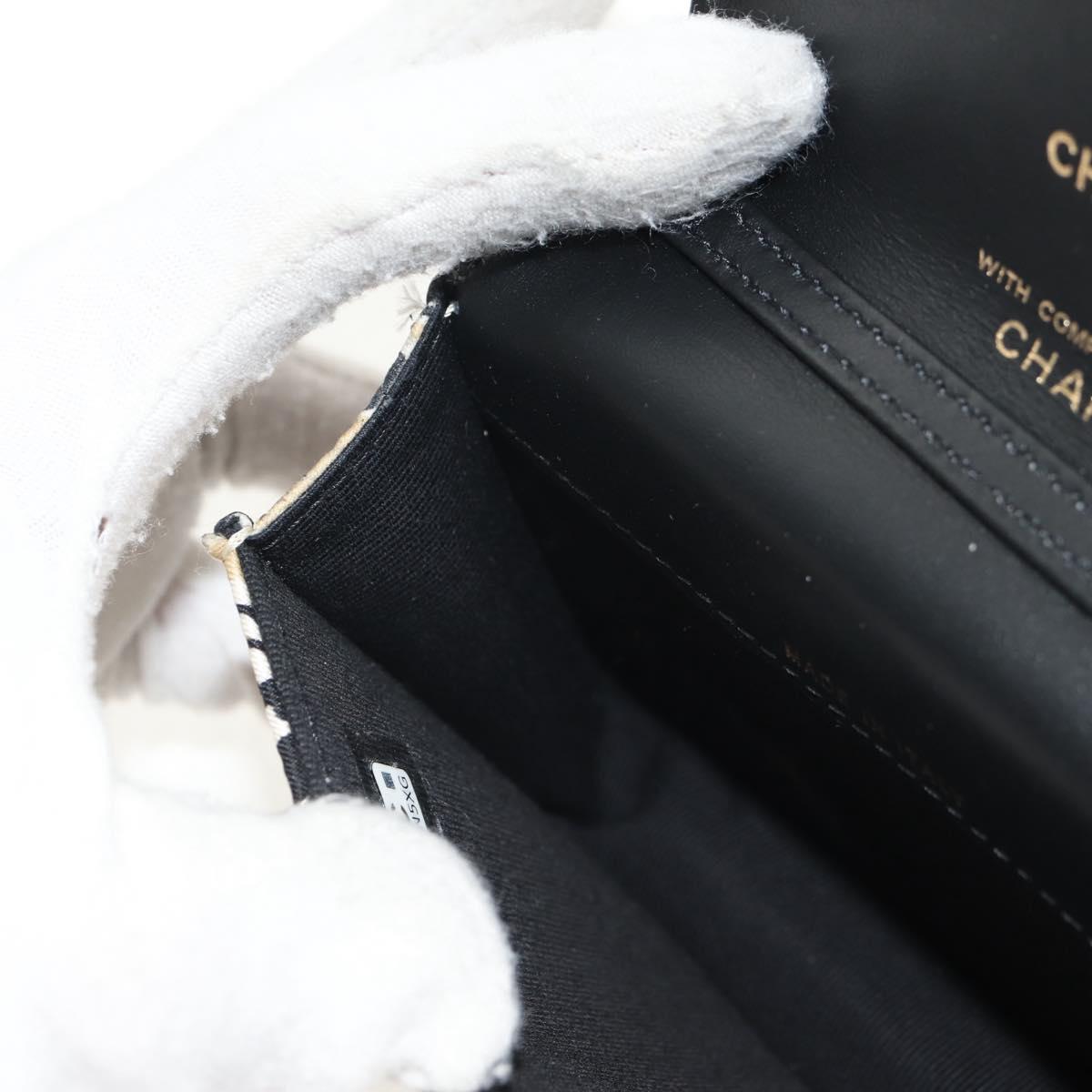 CHANEL Matelasse Chain Shoulder Bag Satin Beige Gold CC Auth 145067SAM