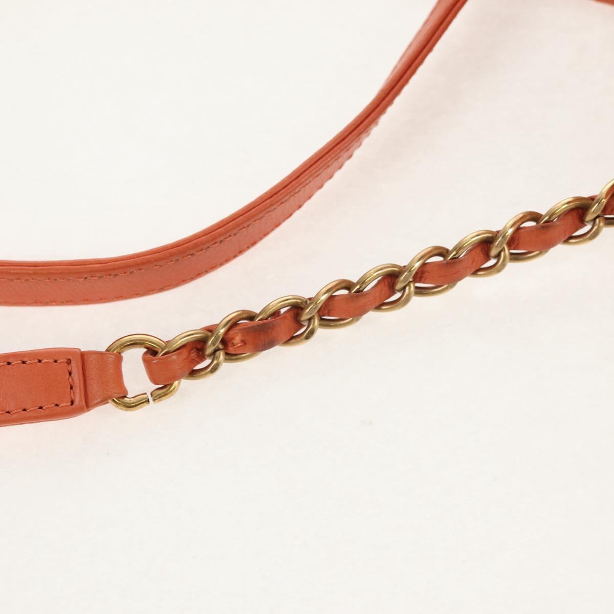 CHANEL Matelasse Backpack Denim Pink Gold CC Auth 145070AM