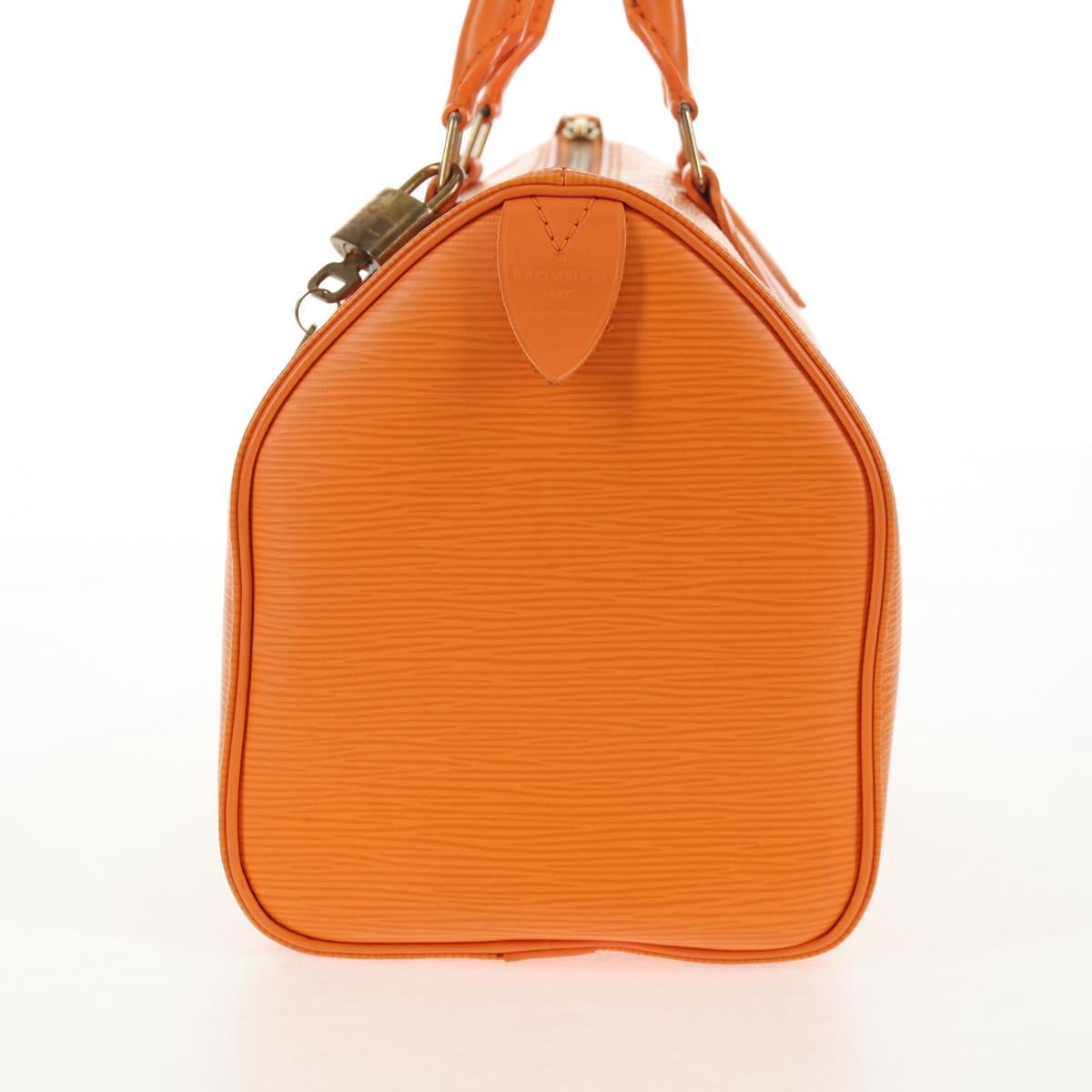 LOUIS VUITTON Epi Speedy 25 Hand Bag Orange Mandarin M5903H LV Auth 145079V