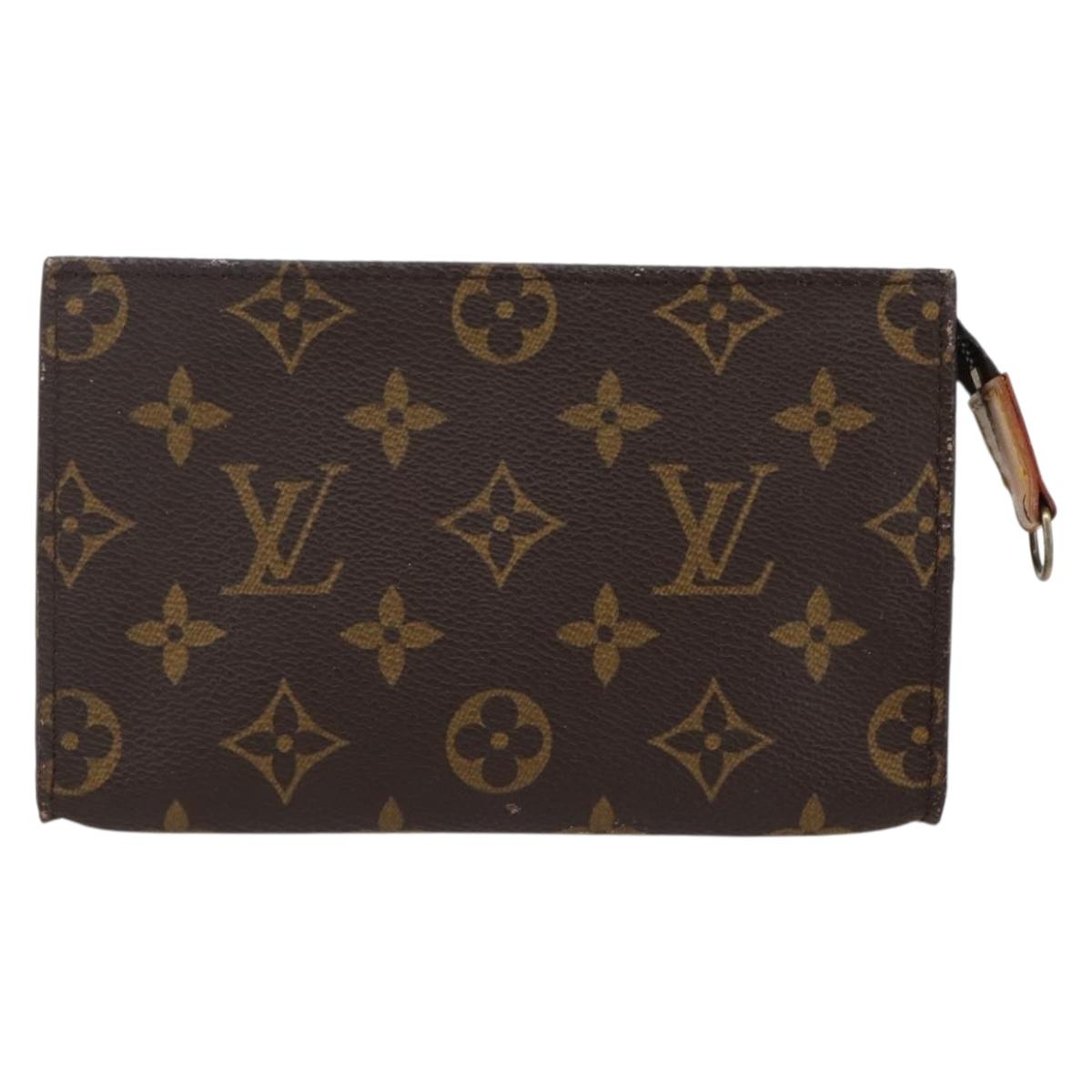 LOUIS VUITTON Monogram Bucket PM Accessory Pouch LV Auth 145087