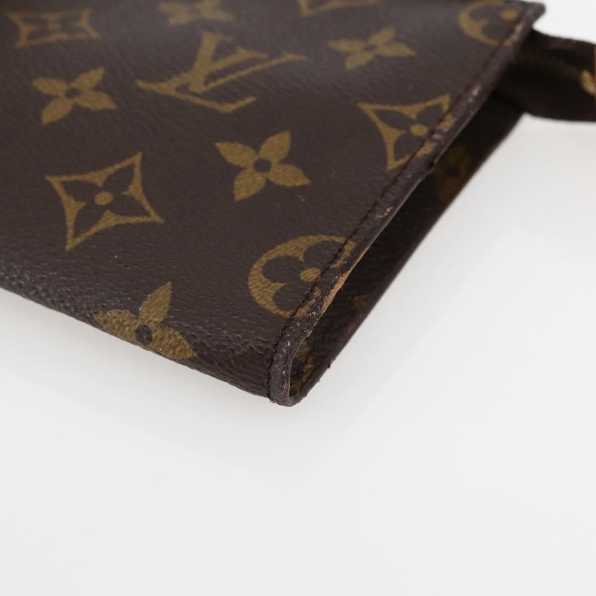 LOUIS VUITTON Monogram Bucket PM Accessory Pouch LV Auth 145087