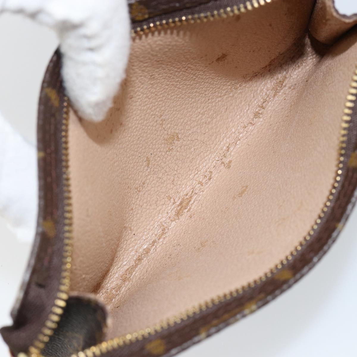 LOUIS VUITTON Monogram Bucket PM Accessory Pouch LV Auth 145088