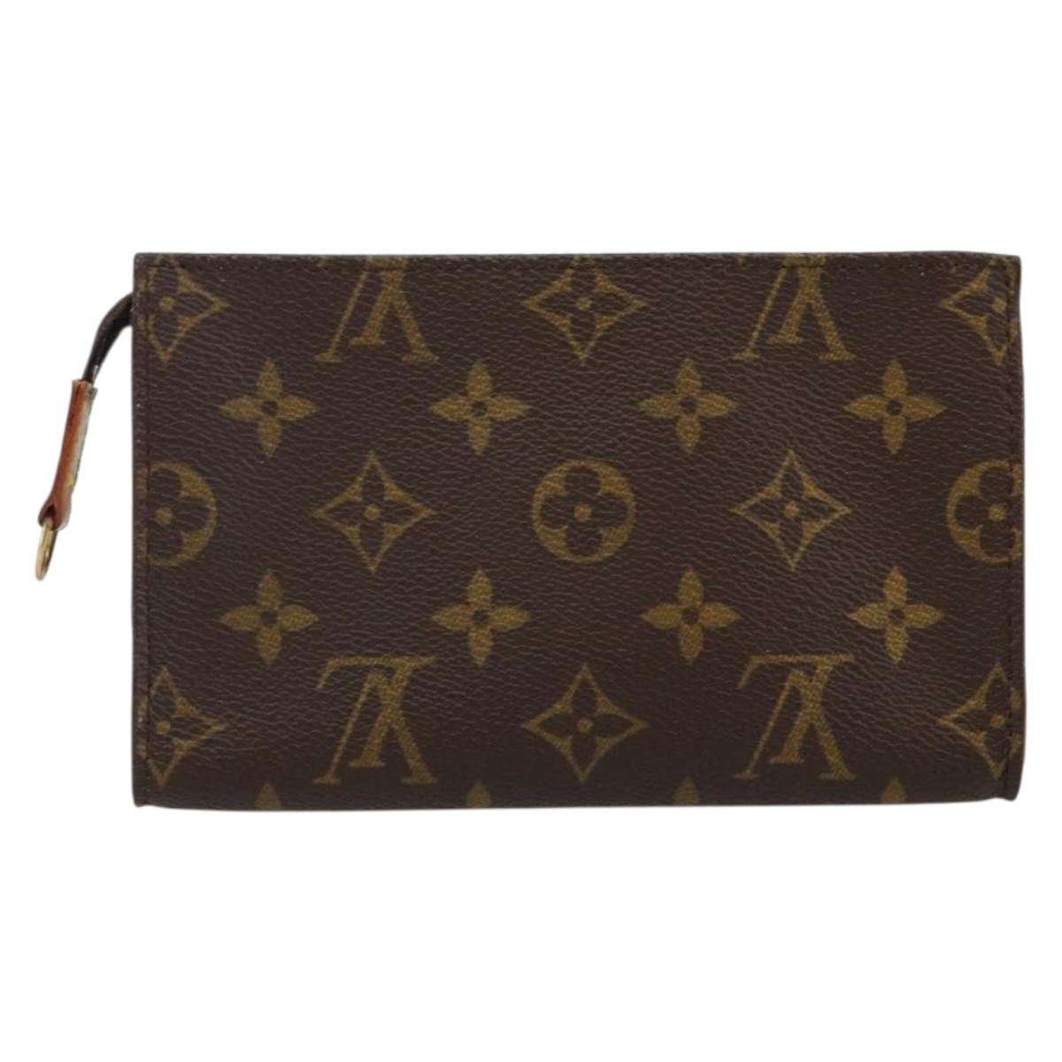 LOUIS VUITTON Monogram Bucket PM Accessory Pouch LV Auth 145088