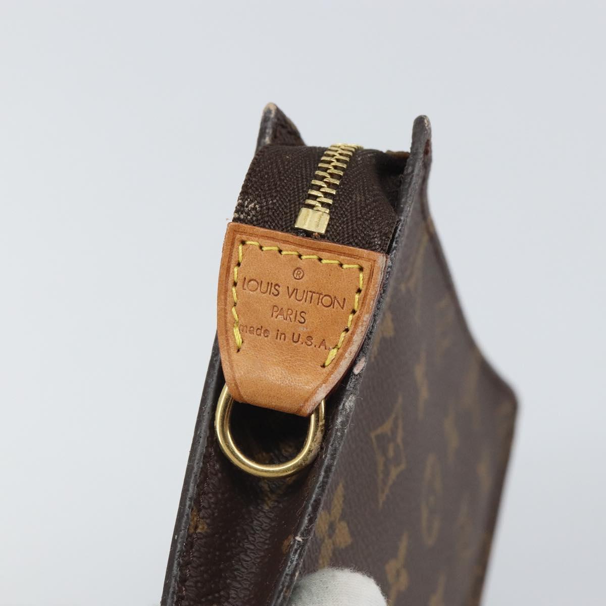 LOUIS VUITTON Monogram Bucket PM Accessory Pouch LV Auth 145091