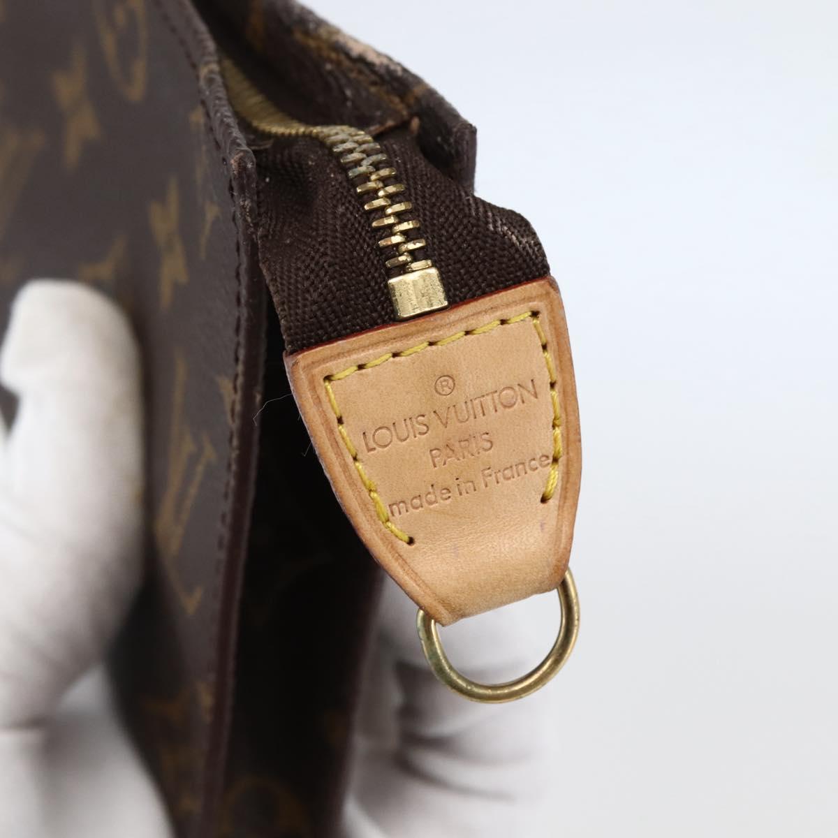 LOUIS VUITTON Monogram Bucket GM Accessory Pouch LV Auth 145092