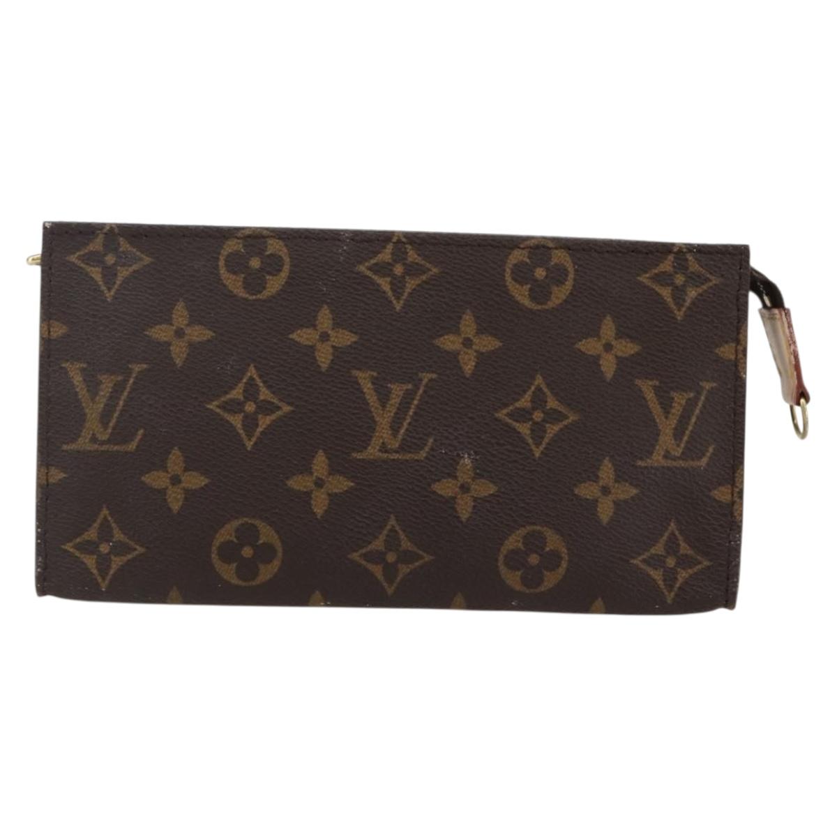 LOUIS VUITTON Monogram Bucket GM Accessory Pouch LV Auth 145092