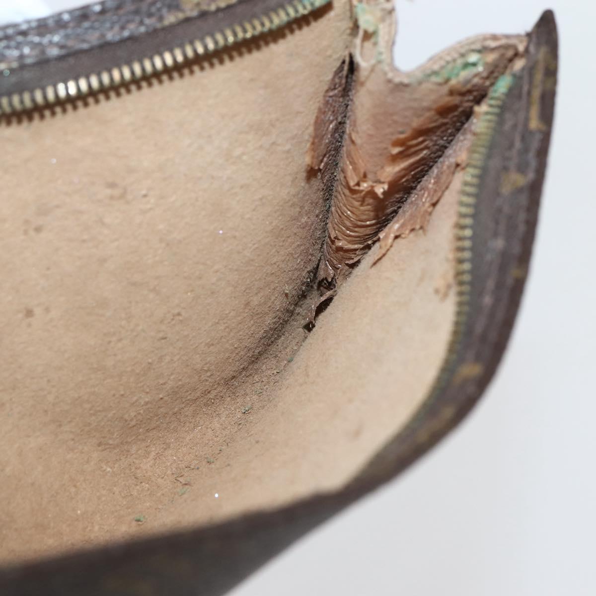 LOUIS VUITTON Monogram Bucket GM Accessory Pouch LV Auth 145094