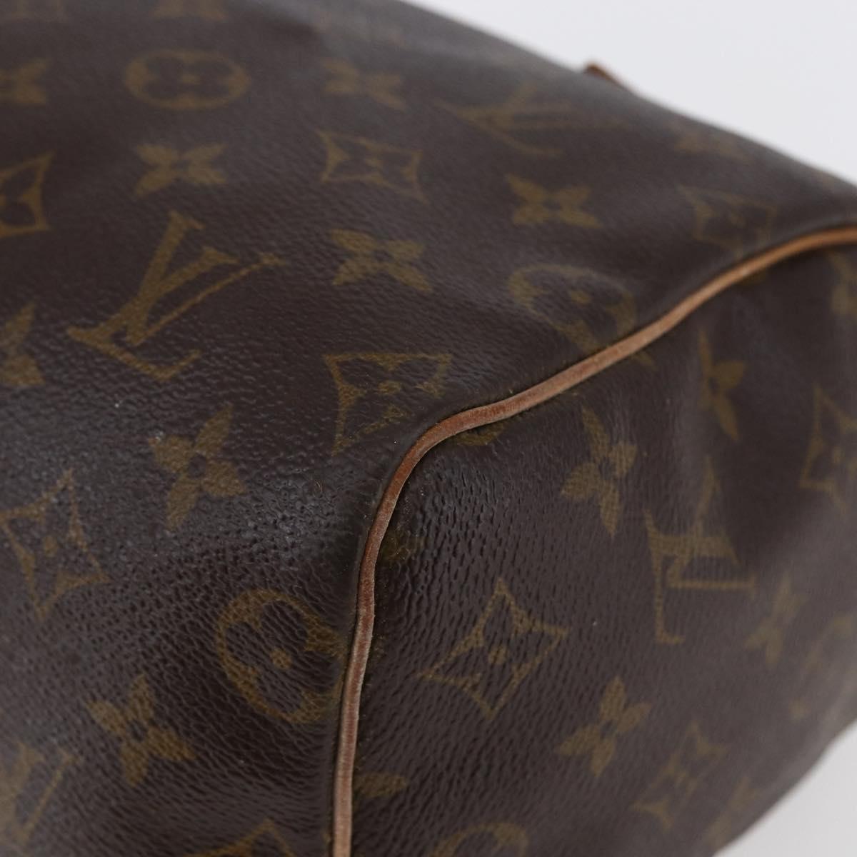 LOUIS VUITTON Monogram Speedy 25 Hand Bag M41528 LV Auth 145133