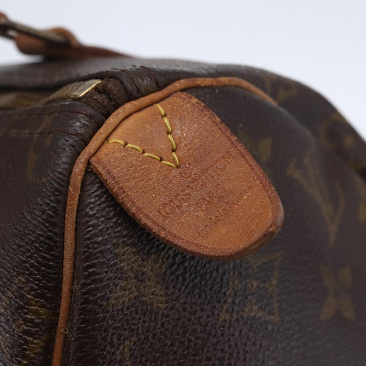 LOUIS VUITTON Monogram Speedy 25 Hand Bag M41528 LV Auth 145133