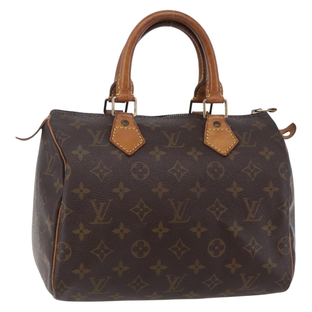 LOUIS VUITTON Monogram Speedy 25 Hand Bag M41528 LV Auth 145133