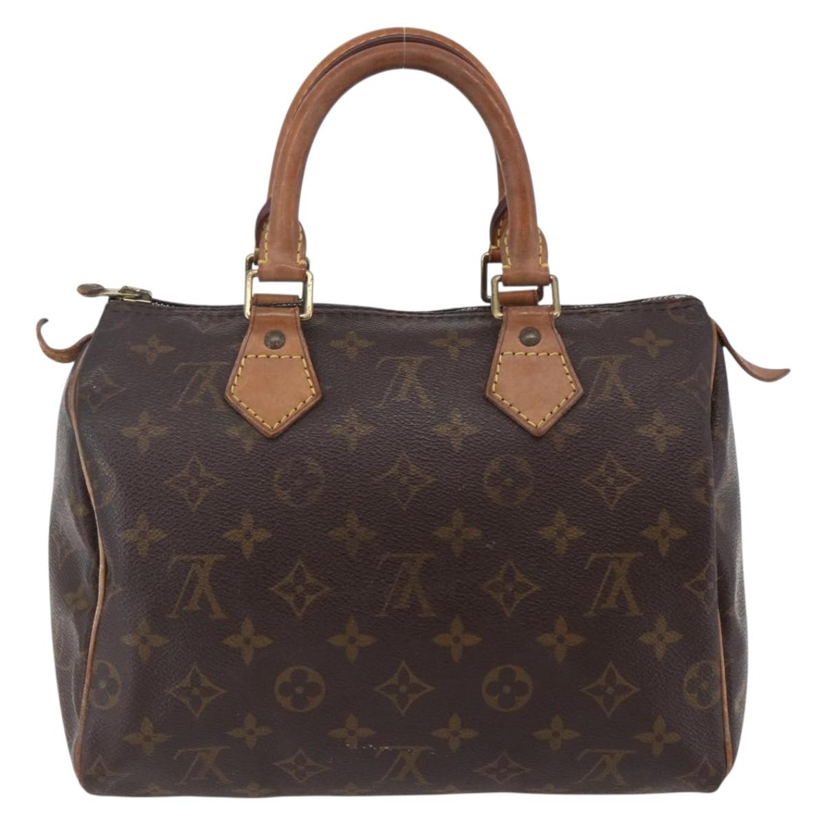 LOUIS VUITTON Monogram Speedy 25 Hand Bag M41528 LV Auth 145133