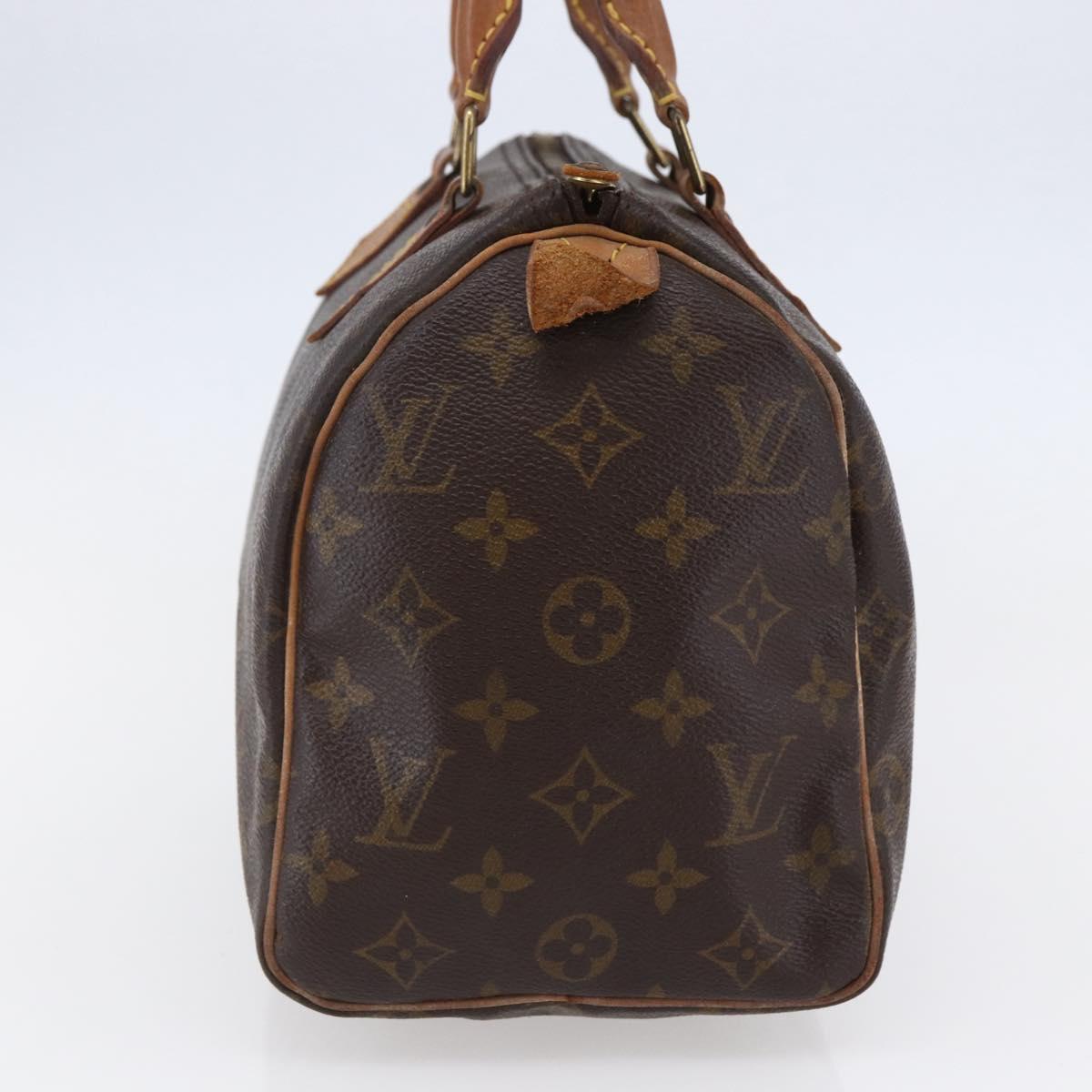 LOUIS VUITTON Monogram Speedy 25 Hand Bag M41528 LV Auth 145133