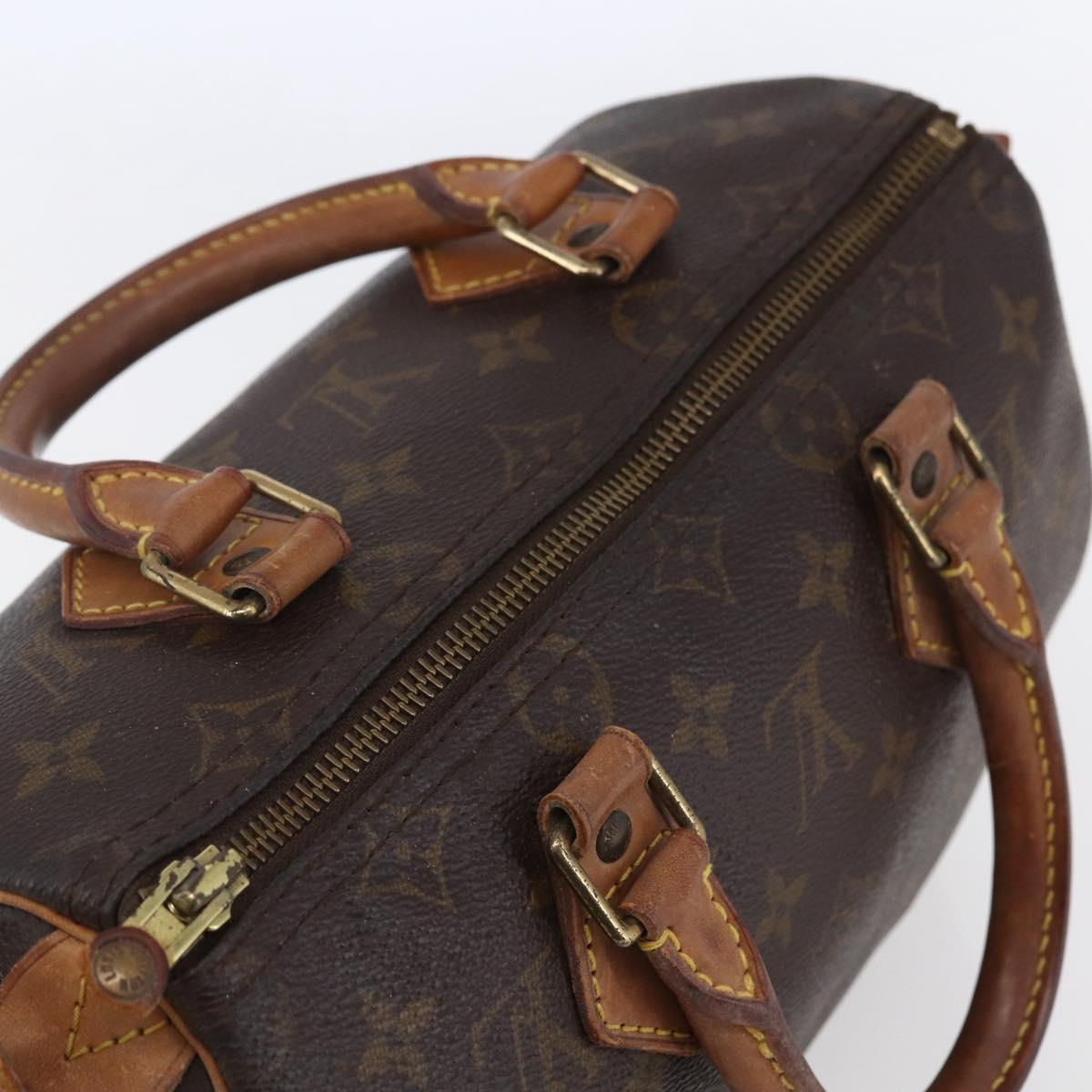LOUIS VUITTON Monogram Speedy 25 Hand Bag M41528 LV Auth 145133