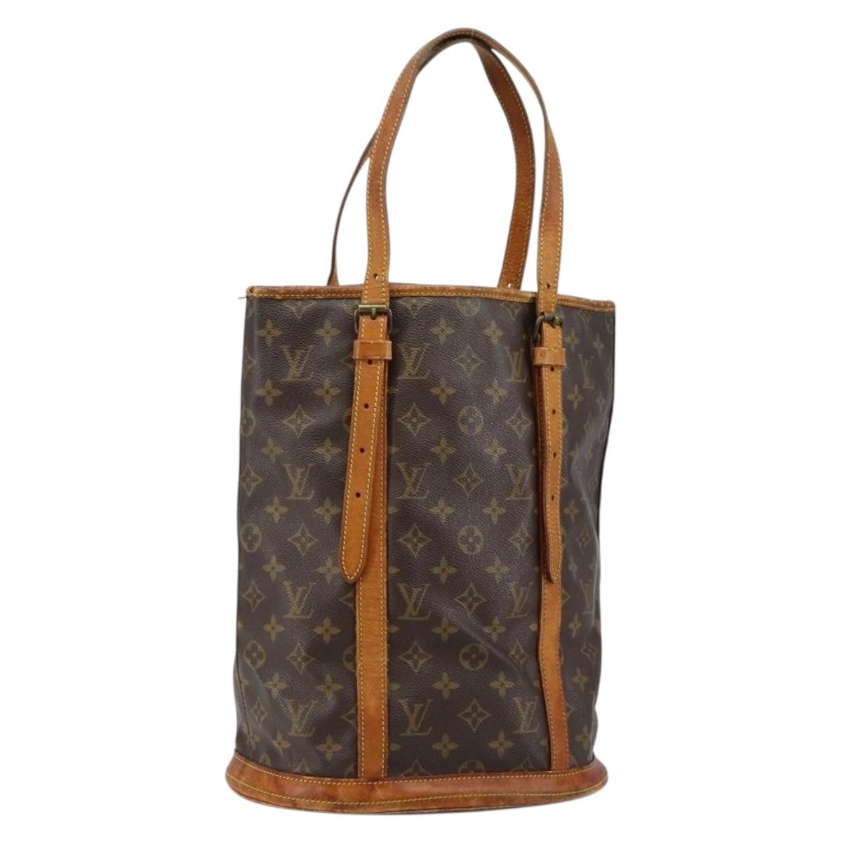 LOUIS VUITTON Monogram Bucket GM Shoulder Bag Vintage M42236 LV Auth 145136