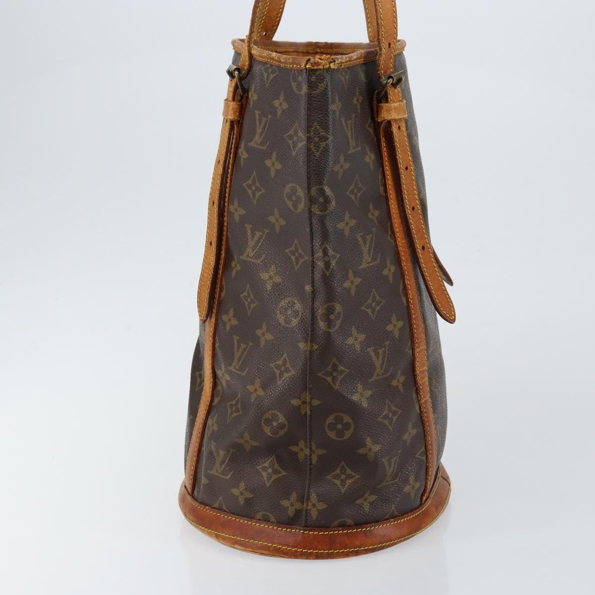 LOUIS VUITTON Monogram Bucket GM Shoulder Bag Vintage M42236 LV Auth 145136