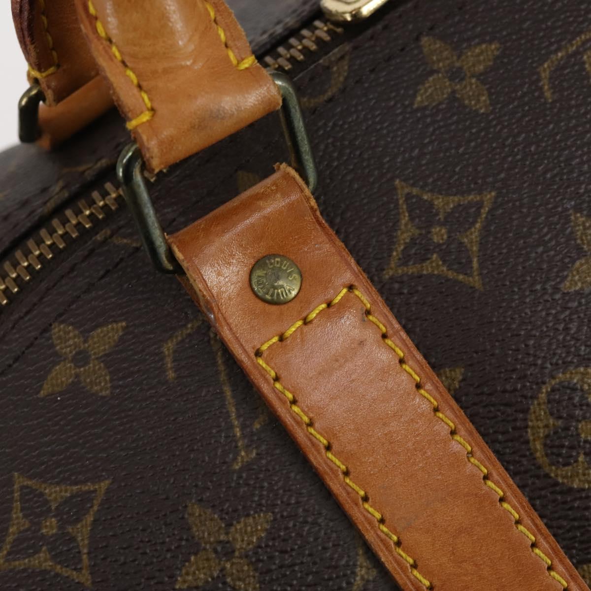 LOUIS VUITTON Monogram Keepall 55 Boston Bag M41424 LV Auth 145141