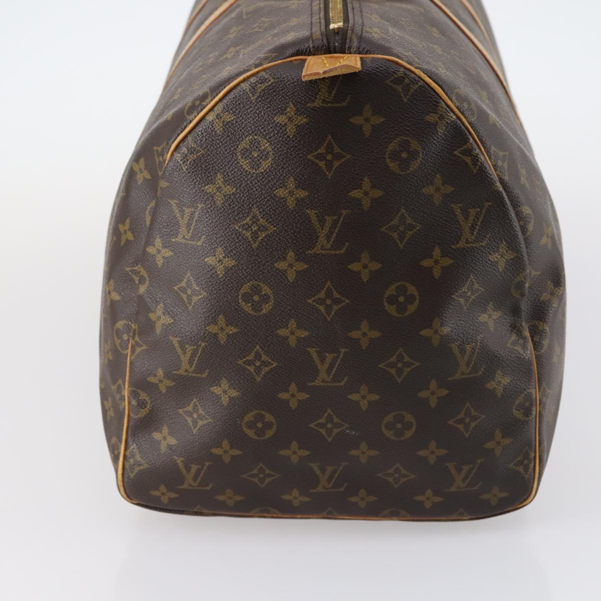 LOUIS VUITTON Monogram Keepall 55 Boston Bag M41424 LV Auth 145141