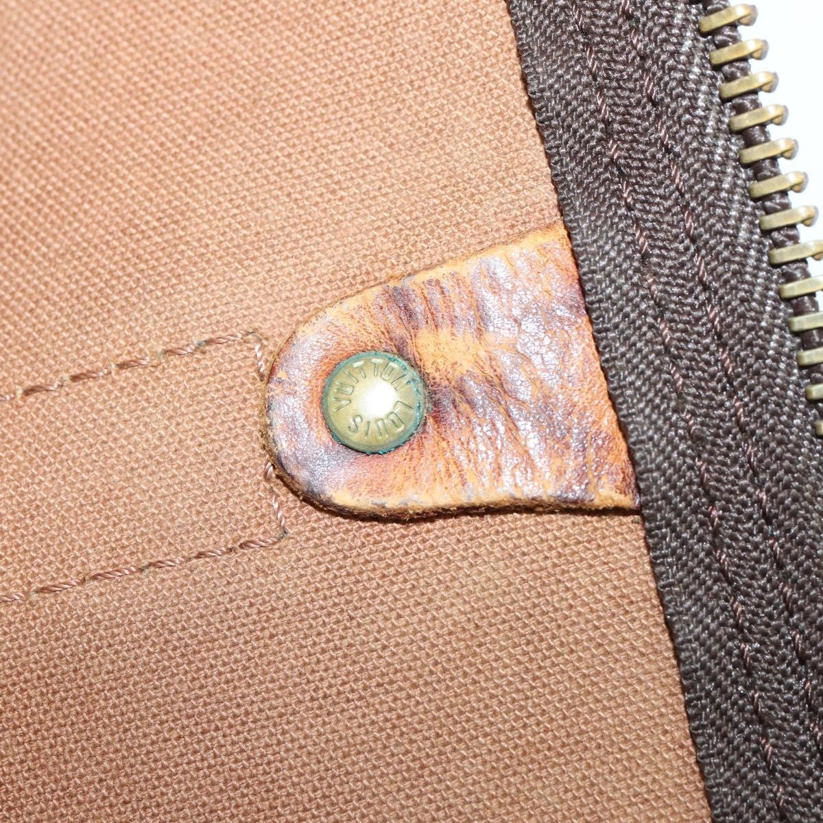 LOUIS VUITTON Monogram Keepall Bandouliere 55 Boston Bag M41414 LV Auth 145145