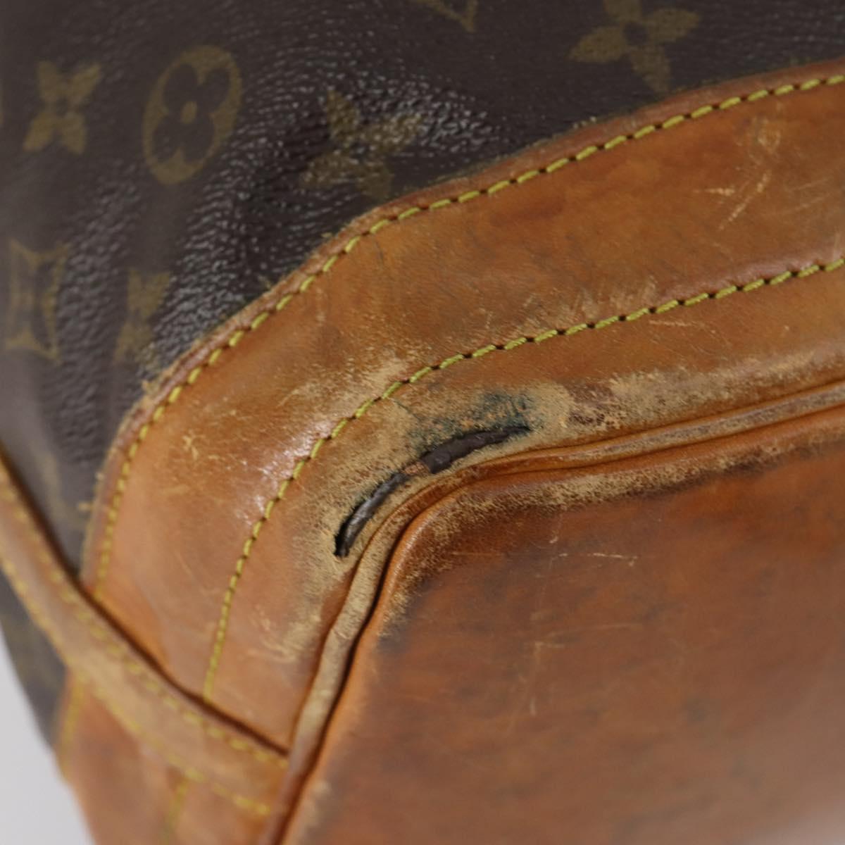LOUIS VUITTON Monogram Noe Shoulder Bag M42224 LV Auth 145146