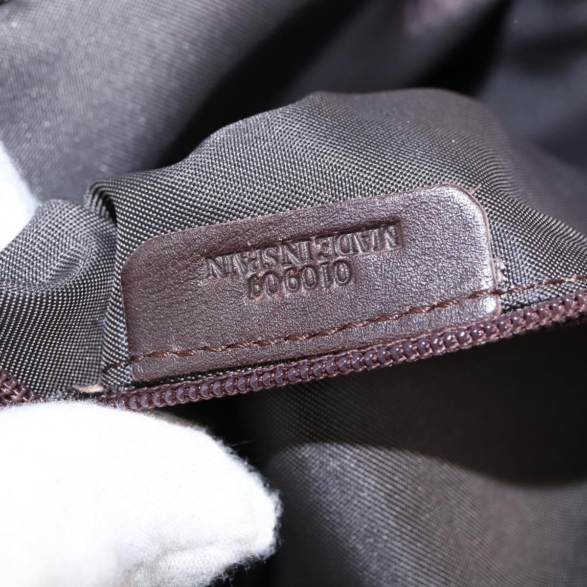 LOEWE Anagram Nappa Aire Hand Bag Leather Gold Auth 145155