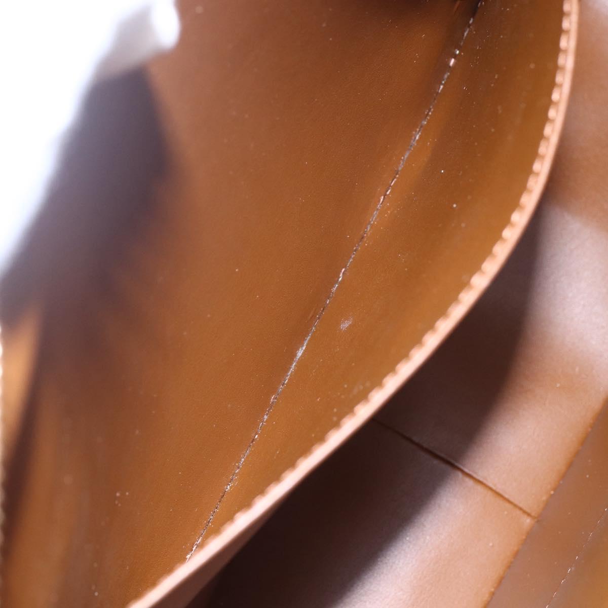 LOUIS VUITTON Monogram Vernis Columbus Tote Bag Bronze M91134 LV Auth 145167