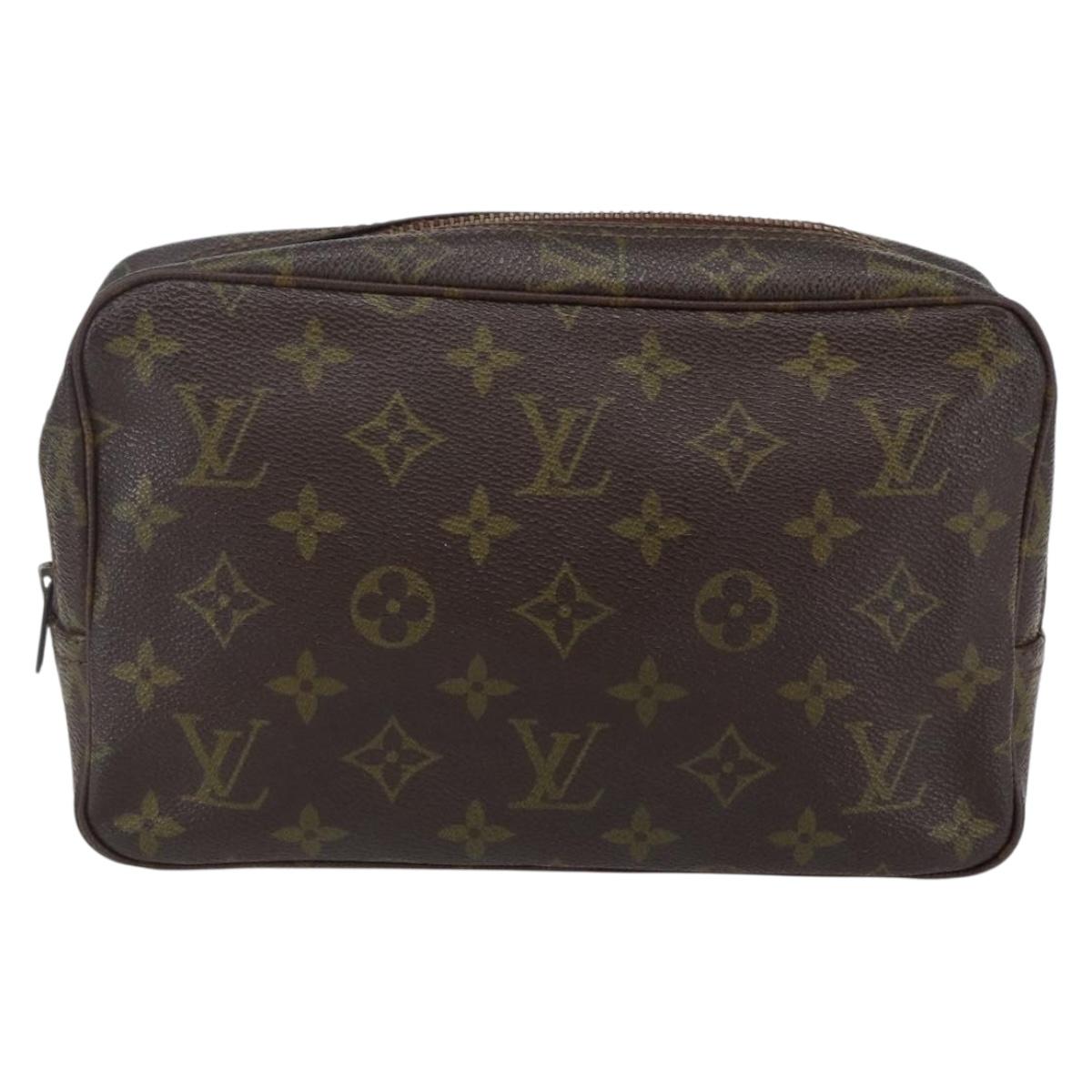 LOUIS VUITTON Monogram Trousse Toilette 23 Clutch Bag M47524 LV Auth 145174
