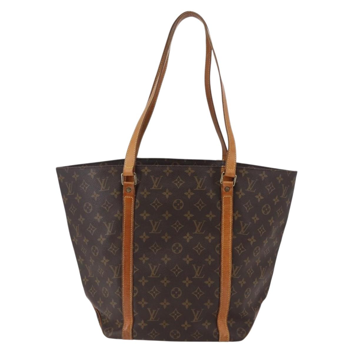 LOUIS VUITTON Monogram Sac Shopping Tote Bag M51108 LV Auth 145178