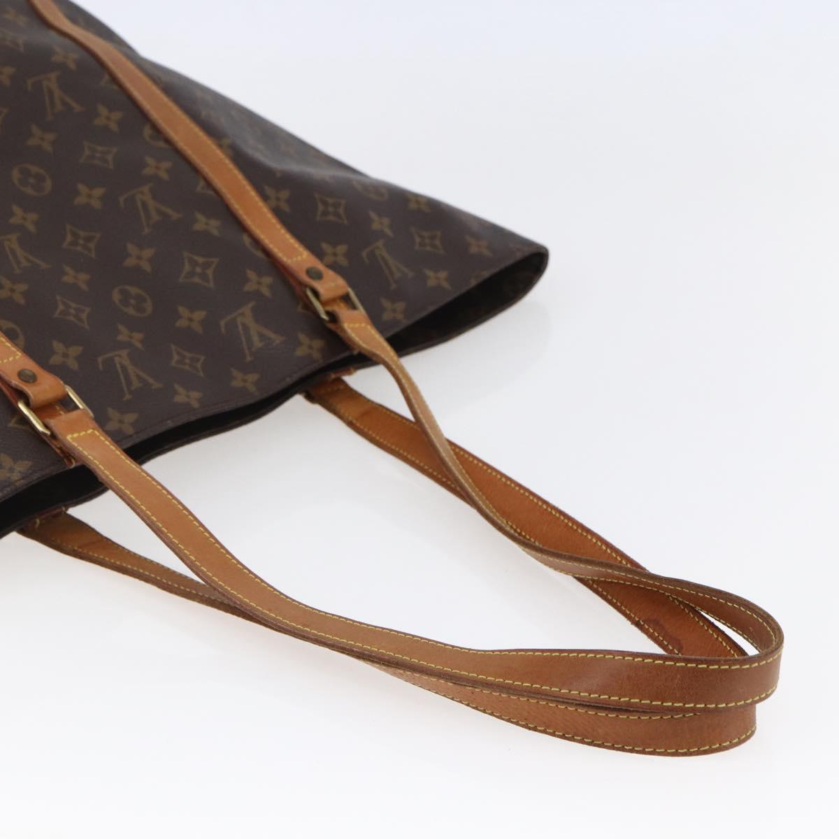 LOUIS VUITTON Monogram Sac Shopping Tote Bag M51108 LV Auth 145178