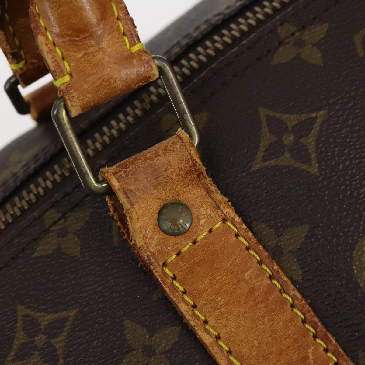 LOUIS VUITTON Monogram Keepall Bandouliere 60 Boston Bag M41412 LV Auth 145184