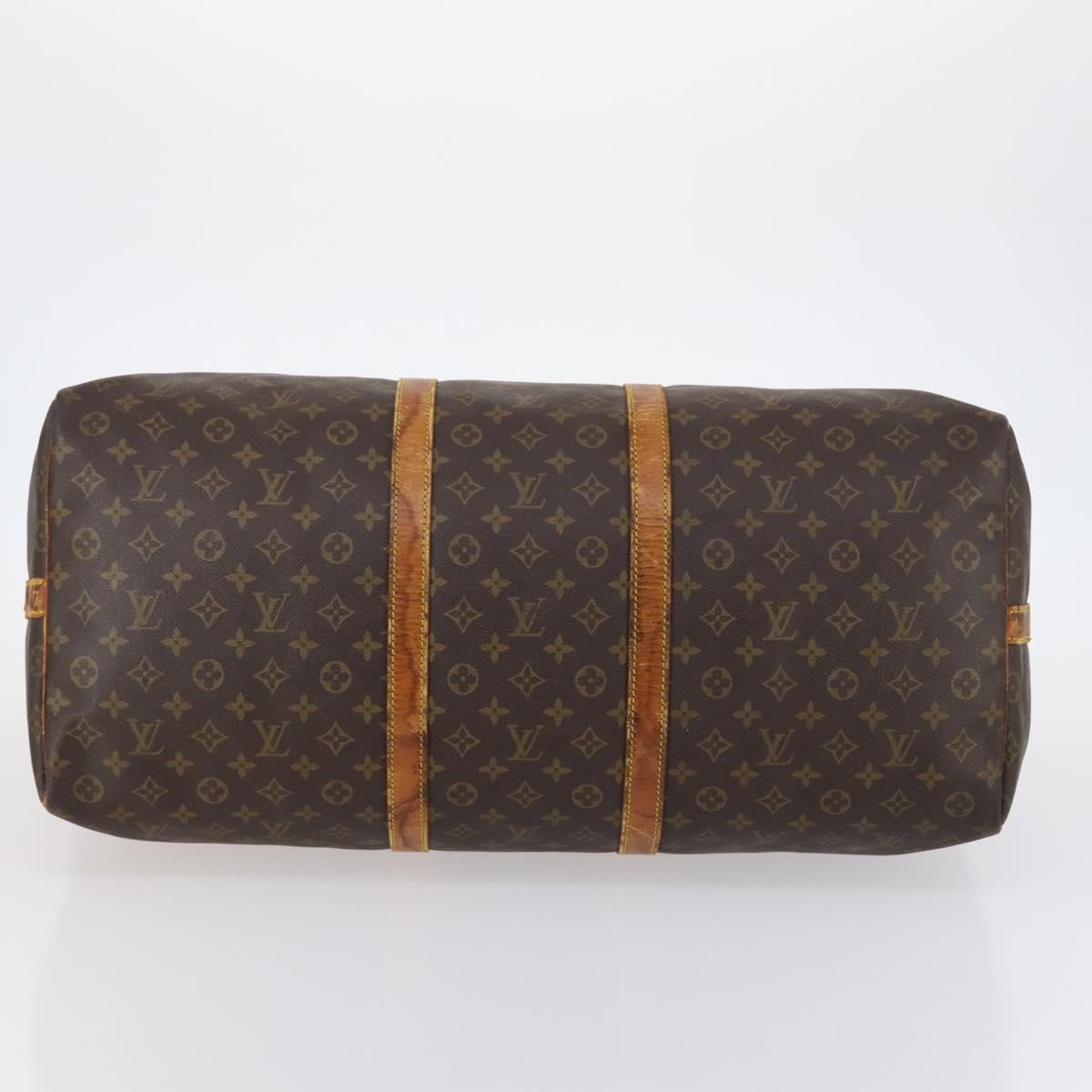 LOUIS VUITTON Monogram Keepall Bandouliere 60 Boston Bag M41412 LV Auth 145184
