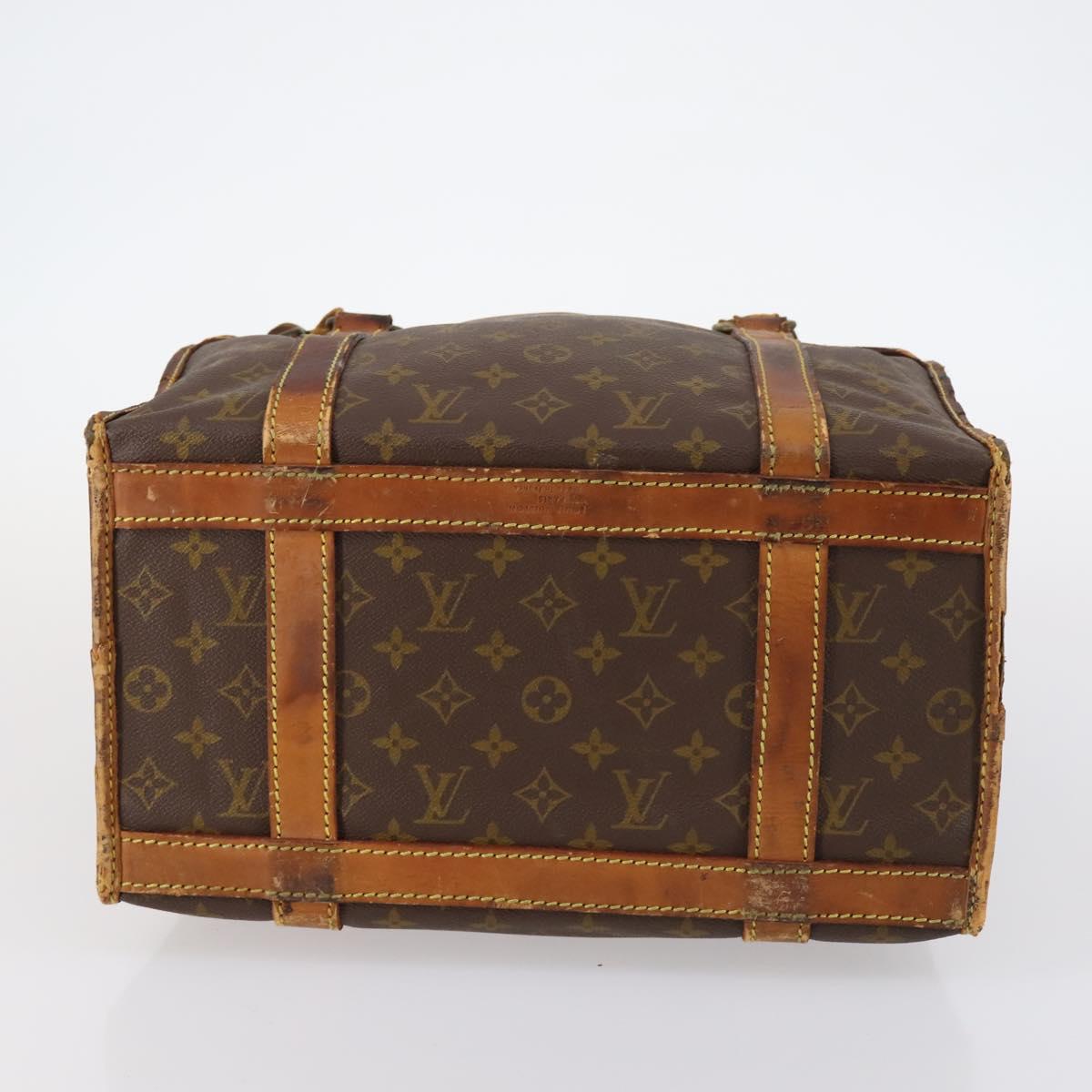 LOUIS VUITTON Monogram Demi Souple 35 Boston Bag LV Auth 145187