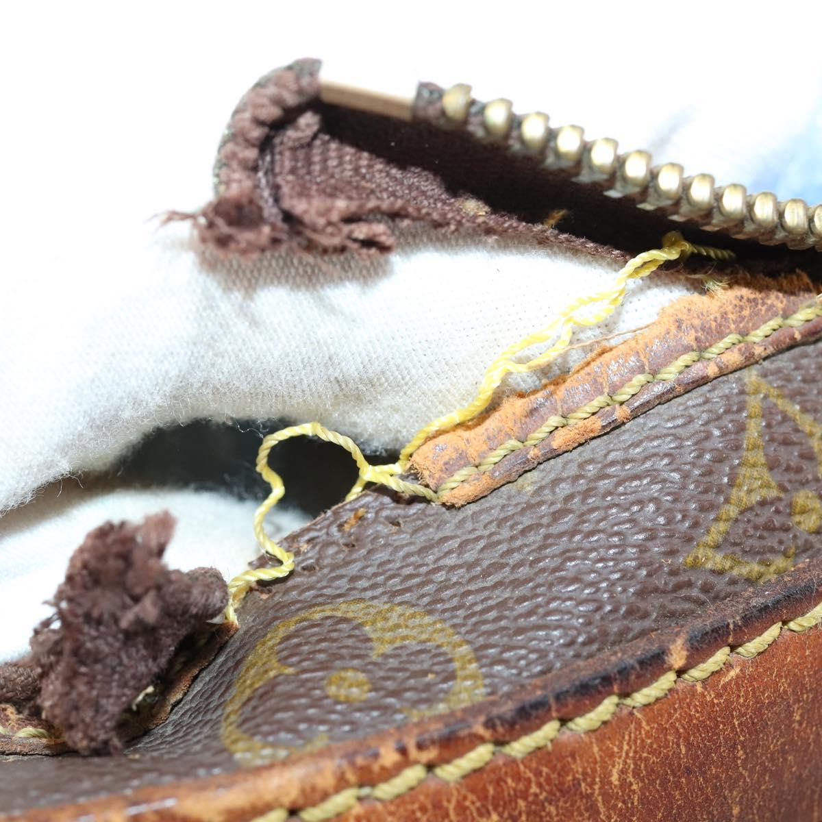 LOUIS VUITTON Monogram Demi Souple 35 Boston Bag LV Auth 145187