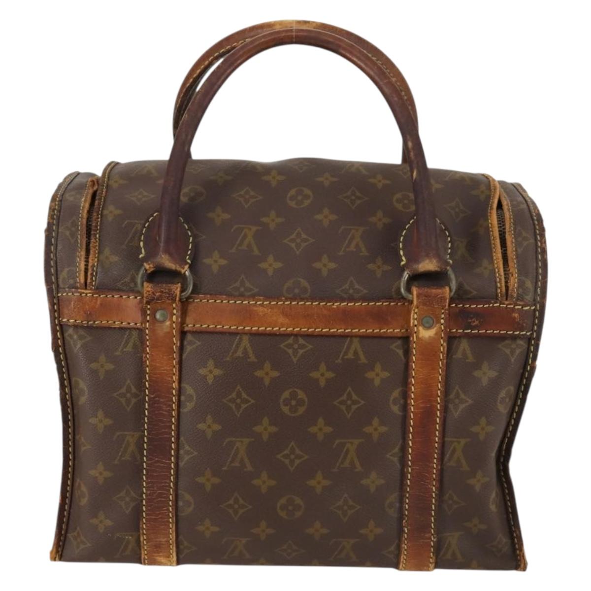 LOUIS VUITTON Monogram Demi Souple 35 Boston Bag LV Auth 145187