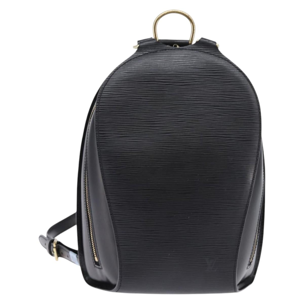LOUIS VUITTON Epi Mabillon Backpack Black M52232 LV Auth 145188