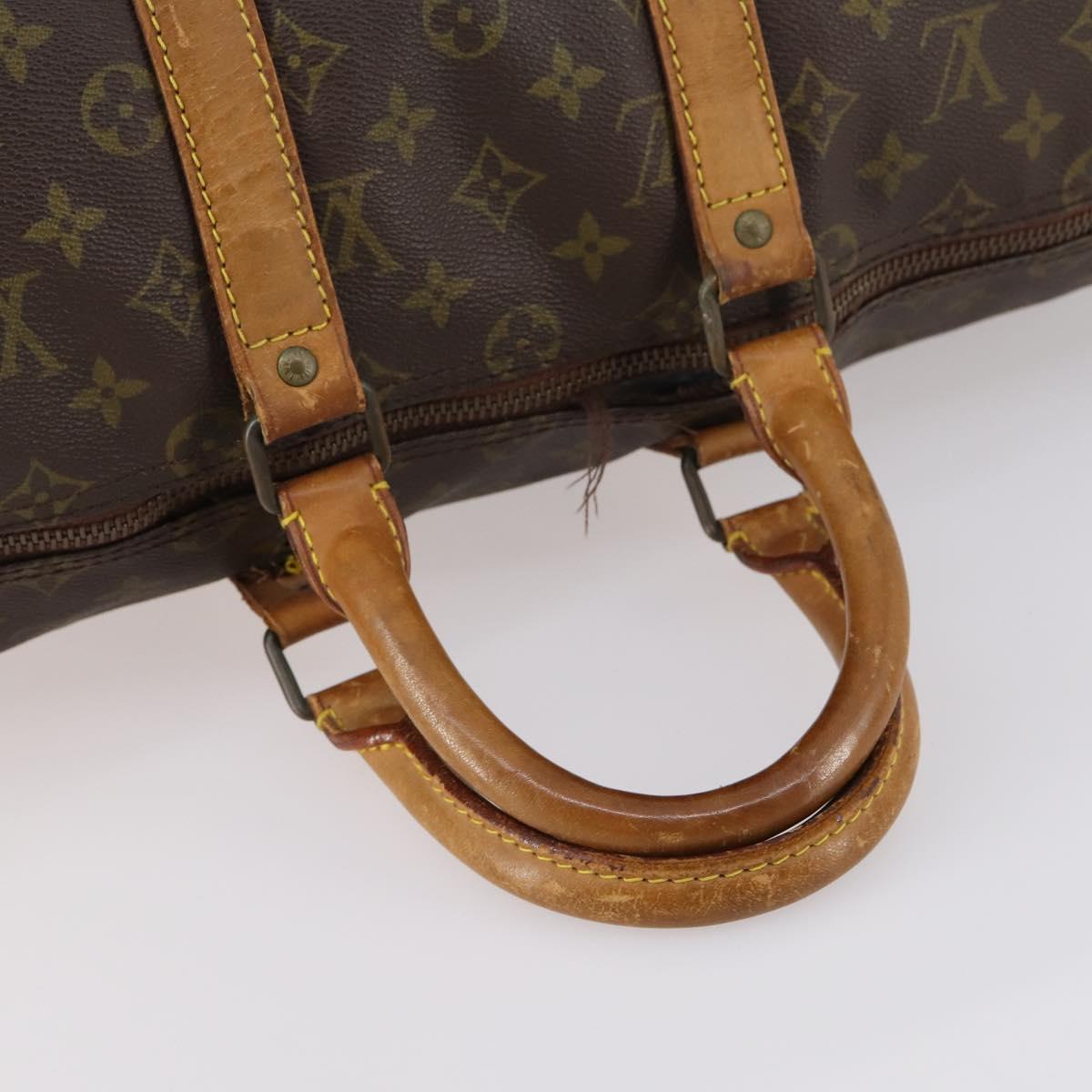 LOUIS VUITTON Monogram Keepall 45 Boston Bag M41428 LV Auth 145218