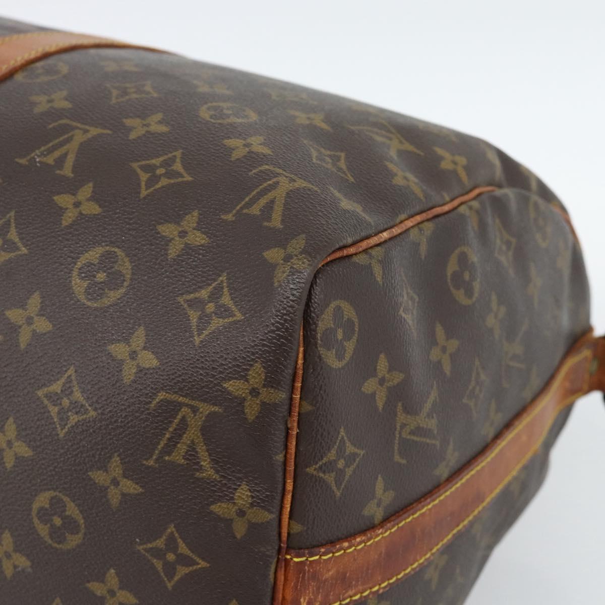 LOUIS VUITTON Monogram Keepall Bandouliere 45 Boston Bag M41418 LV Auth 145219