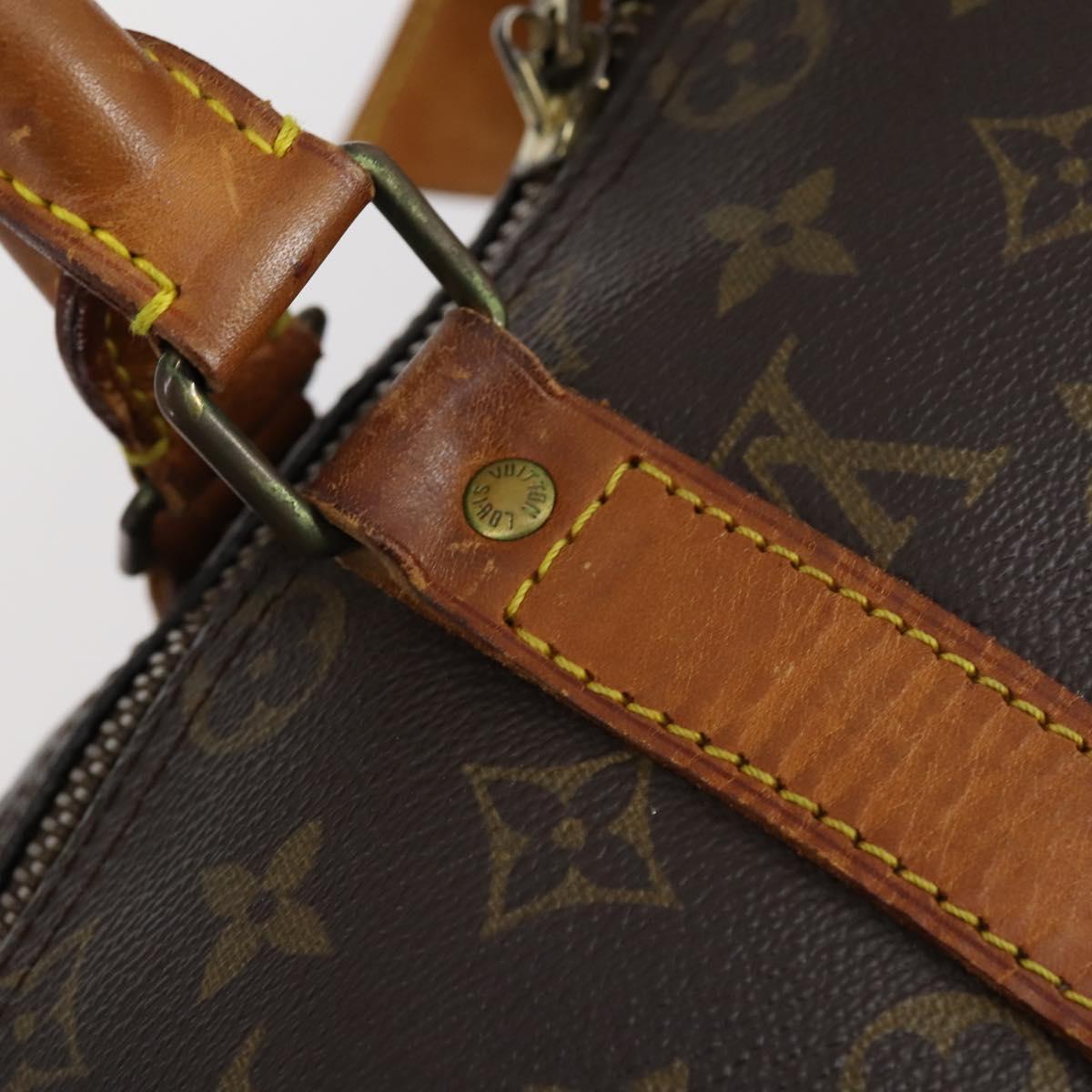 LOUIS VUITTON Monogram Keepall Bandouliere 45 Boston Bag M41418 LV Auth 145219